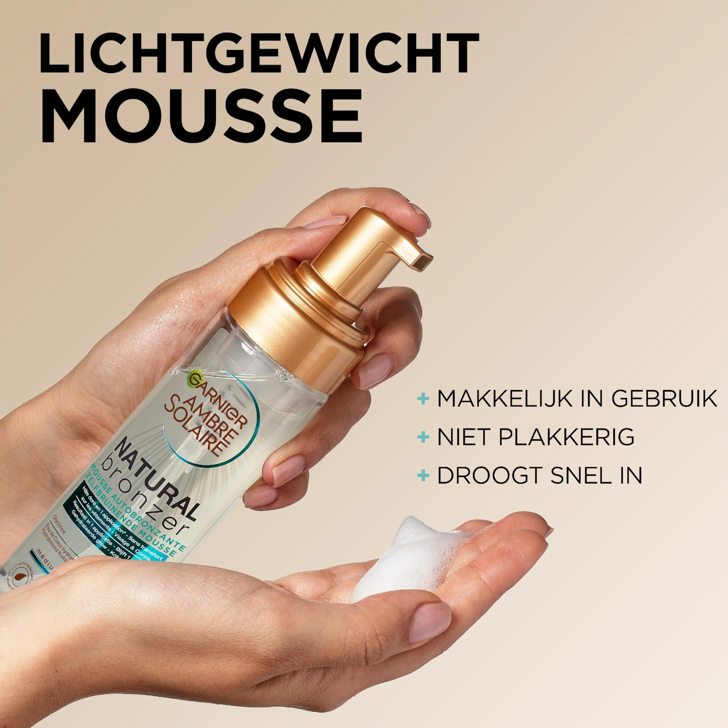 Garnier Ambre Solaire Natural Bronzer Mousse 200 ml
