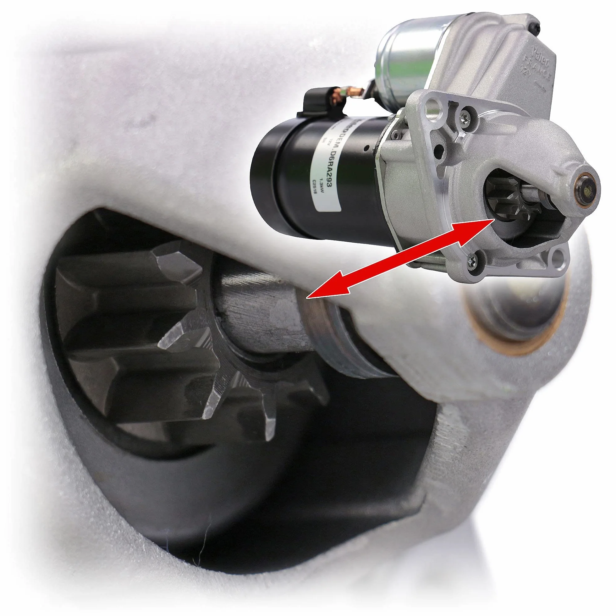 VALEO 438183 Motorino d'avviamento Potenza nominale: 1,3 kW Stop & Start: NO N° denti: 9/10 denti Voltaggio: 12 V Direzione di rotazione: CLOCKWISE