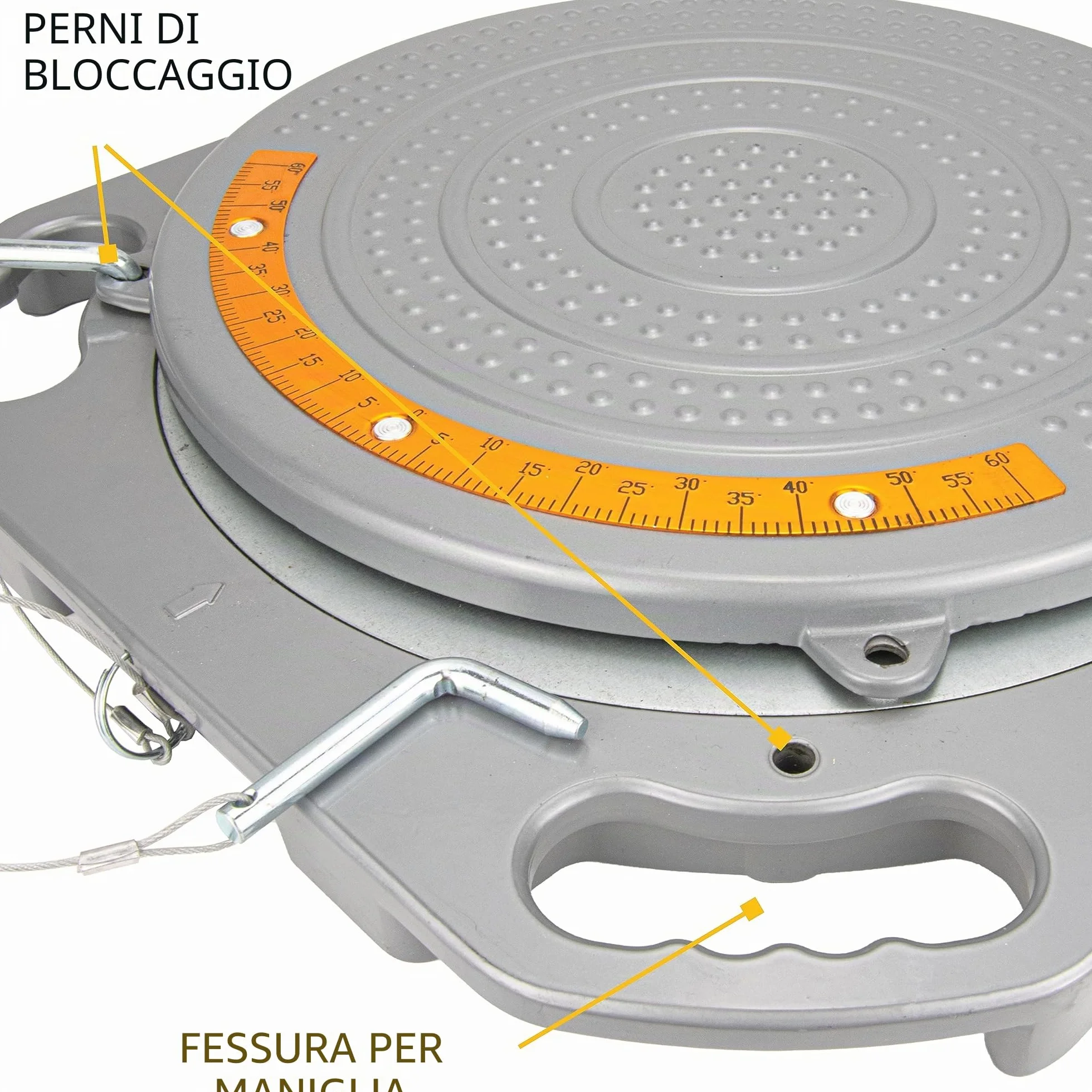 AutoSolo Piastre di Allineamento Ruote Attrezzo per Convergenza Auto 4 Ton Quadrante in Ottone Kit Completo