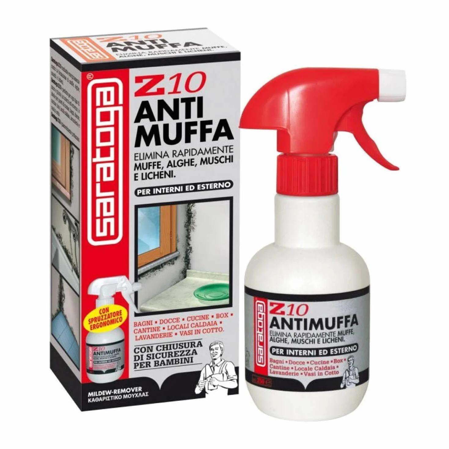 Antimuffa Saratoga Z10 250 ML Liquido antimuffa Spray