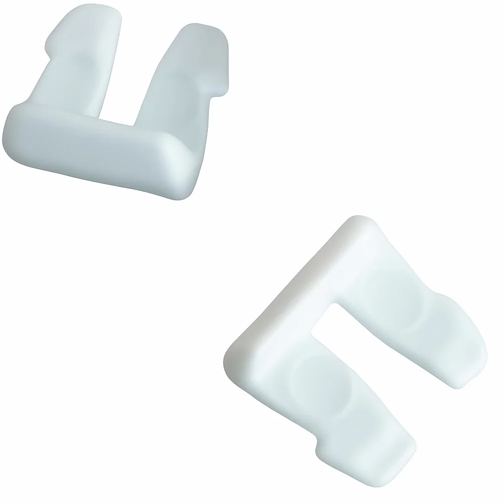 Kit 8 Bottoni Targa Auto GAMBC® 7 Blu + 1 Bianco + 4 Funghetti Antivibrazione + 2 Fermi Centrali - Clip - Bottoni Ferma Targa - Tappi per Ripristino Targhe Auto - Materiale ABS - UNIVERSALE per targhe