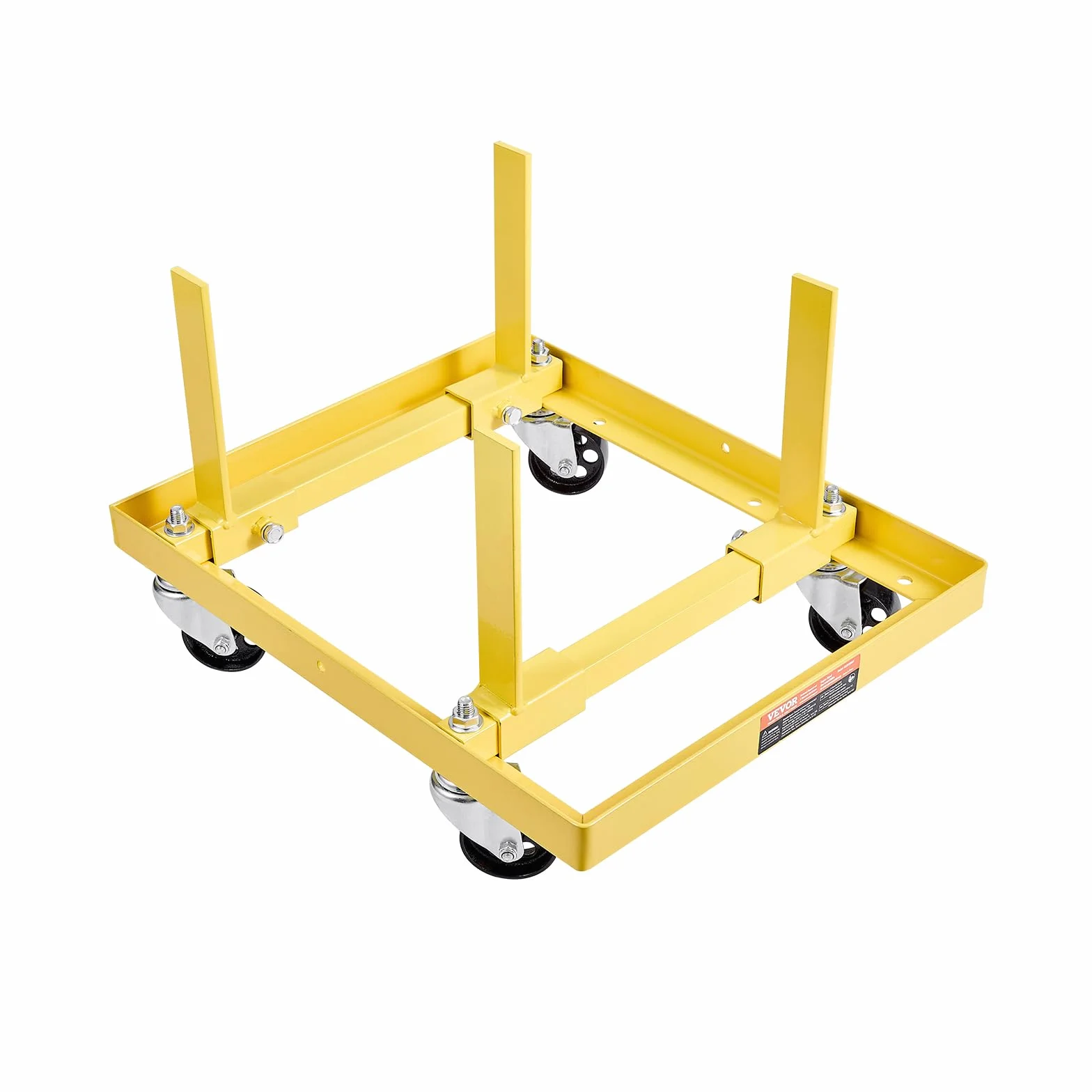 VEVOR Supporto Motore Sollevatore Motore 340 kg Regolabile in Acciaio con 4 Ruote Girevoli