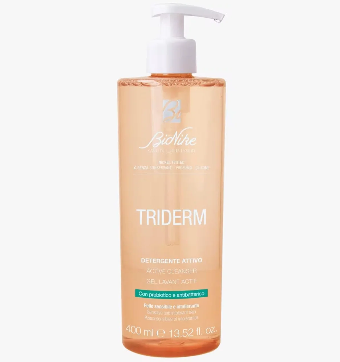 BioNike Triderm Gel Doccia Prebiotico Antibatterico Detergente Corpo pH 3,5 Riacidificante