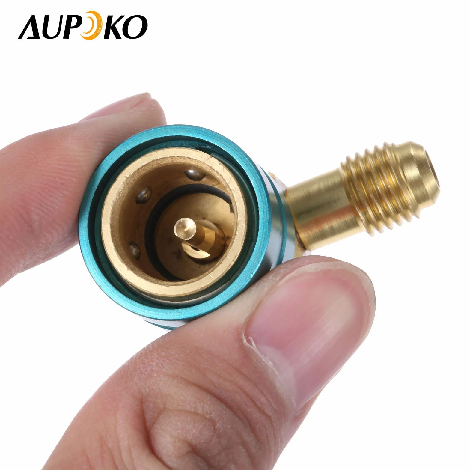 Aupoko Adattatore per Tubo R1234YF a R134A, Connettore di Raccordo Rapido per Aria Condizionata Auto