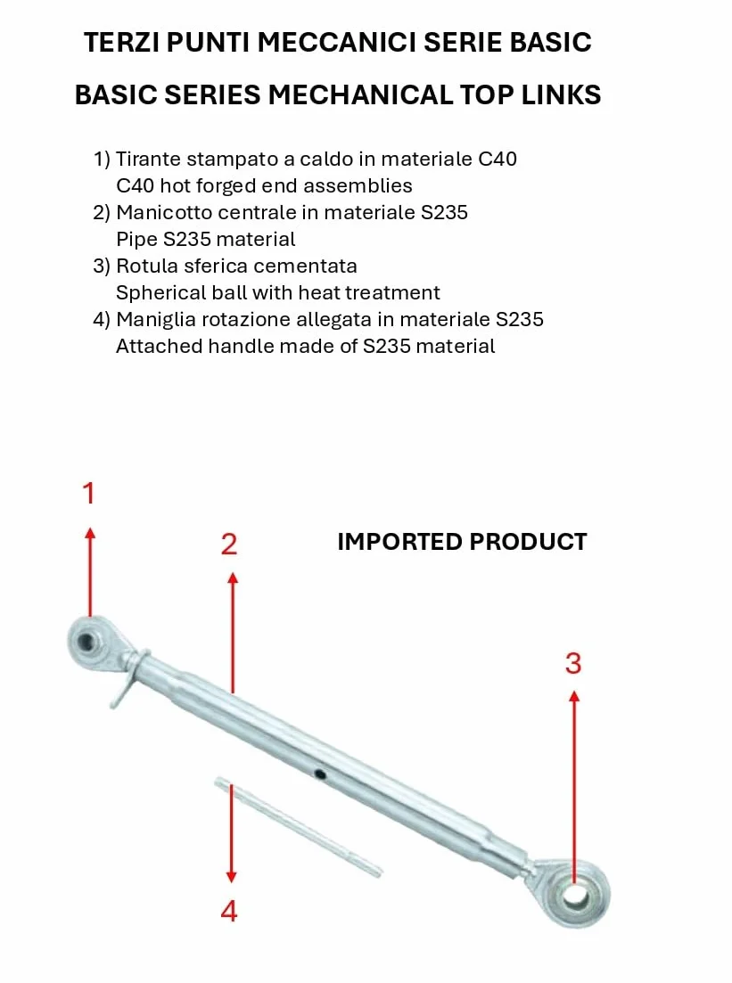 Terzo Punto Ama Basic Cat. I 580-790 mm do Fiat Massey NH
