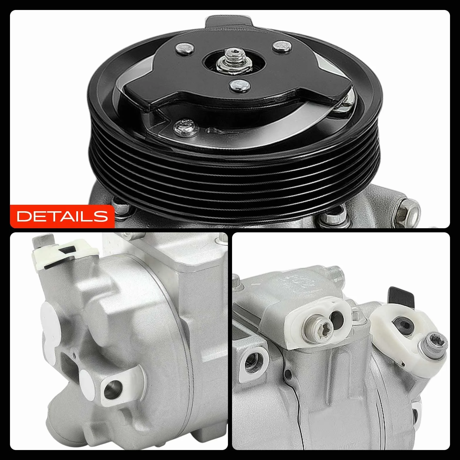 Frankberg Compressore Aria Condizionata Compatibile Golf IV 1J1 Polo 6C1 6R1 Fabia I 6Y2 Ibiza III 6L1 5J 6Q0820803Q