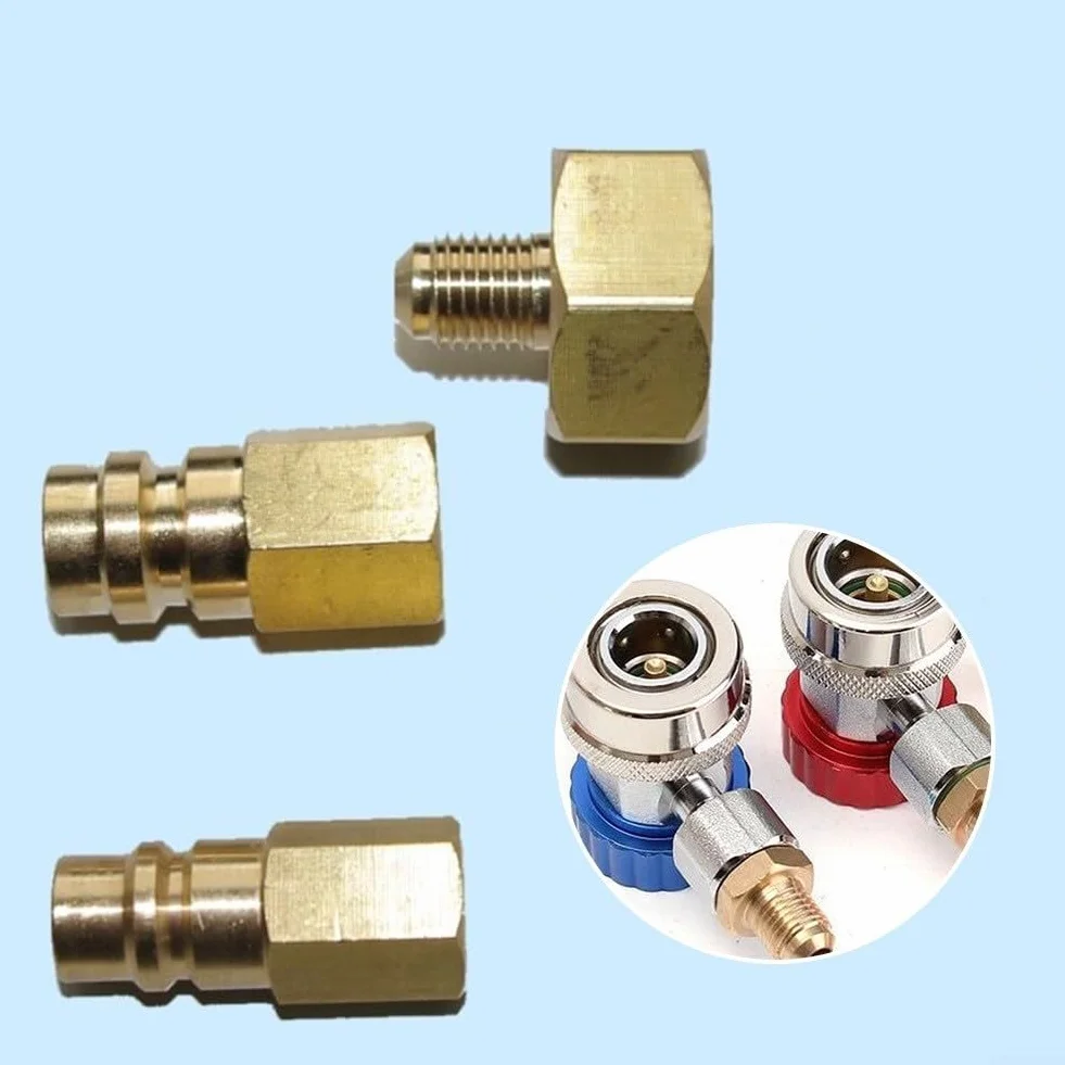 Adattatori R134A SAE 14 W21 8-14 SAE condizionamento veicoli LP set 3