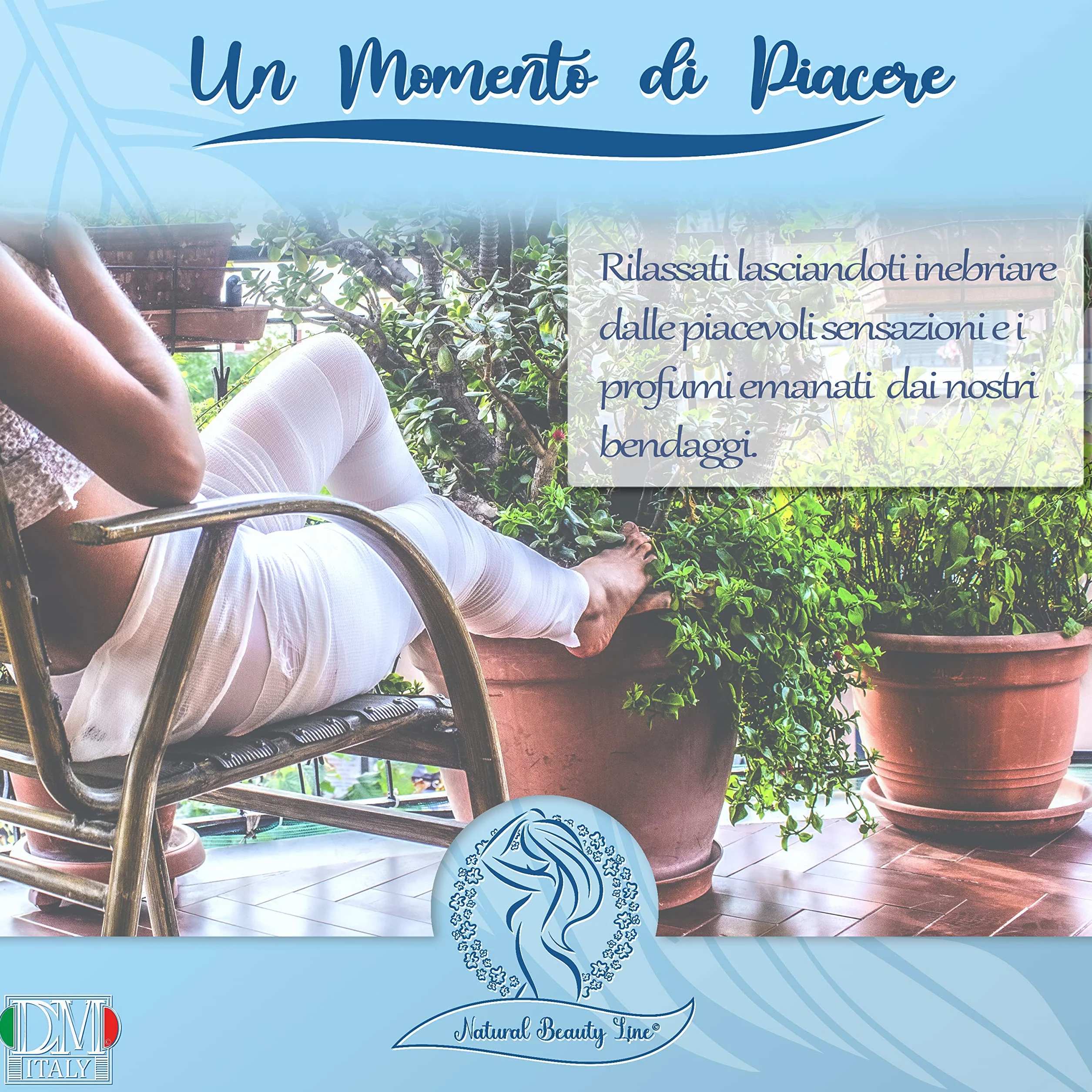 Bendaggi drenanti gambe 2 pezzi bende effetto freddo con sali del mar morto menta piperita ippocastano edera + 2 pantaloni
