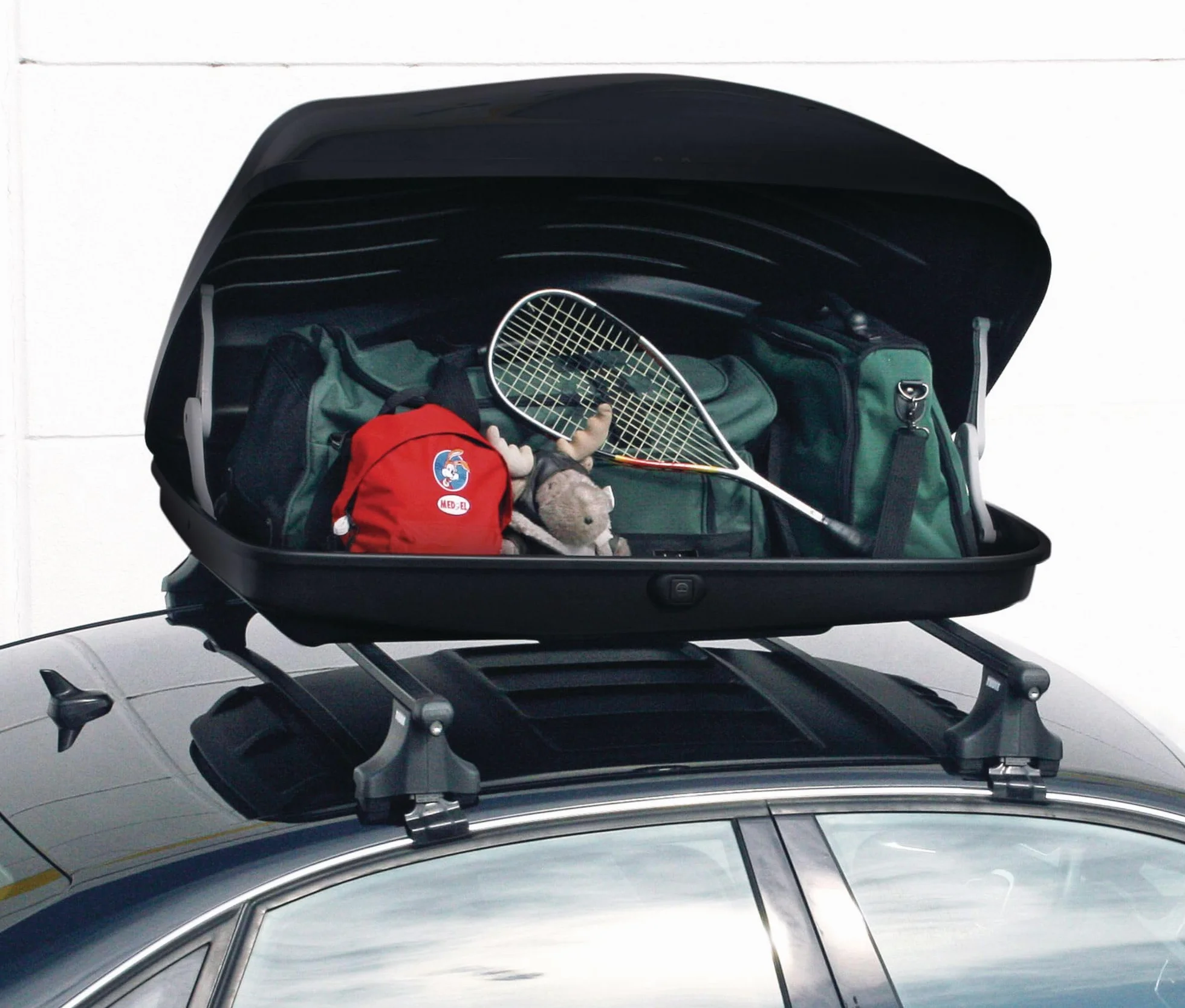 Dachbox Reef 580 Box auto portatutto da tetto baule portapacchi Nero