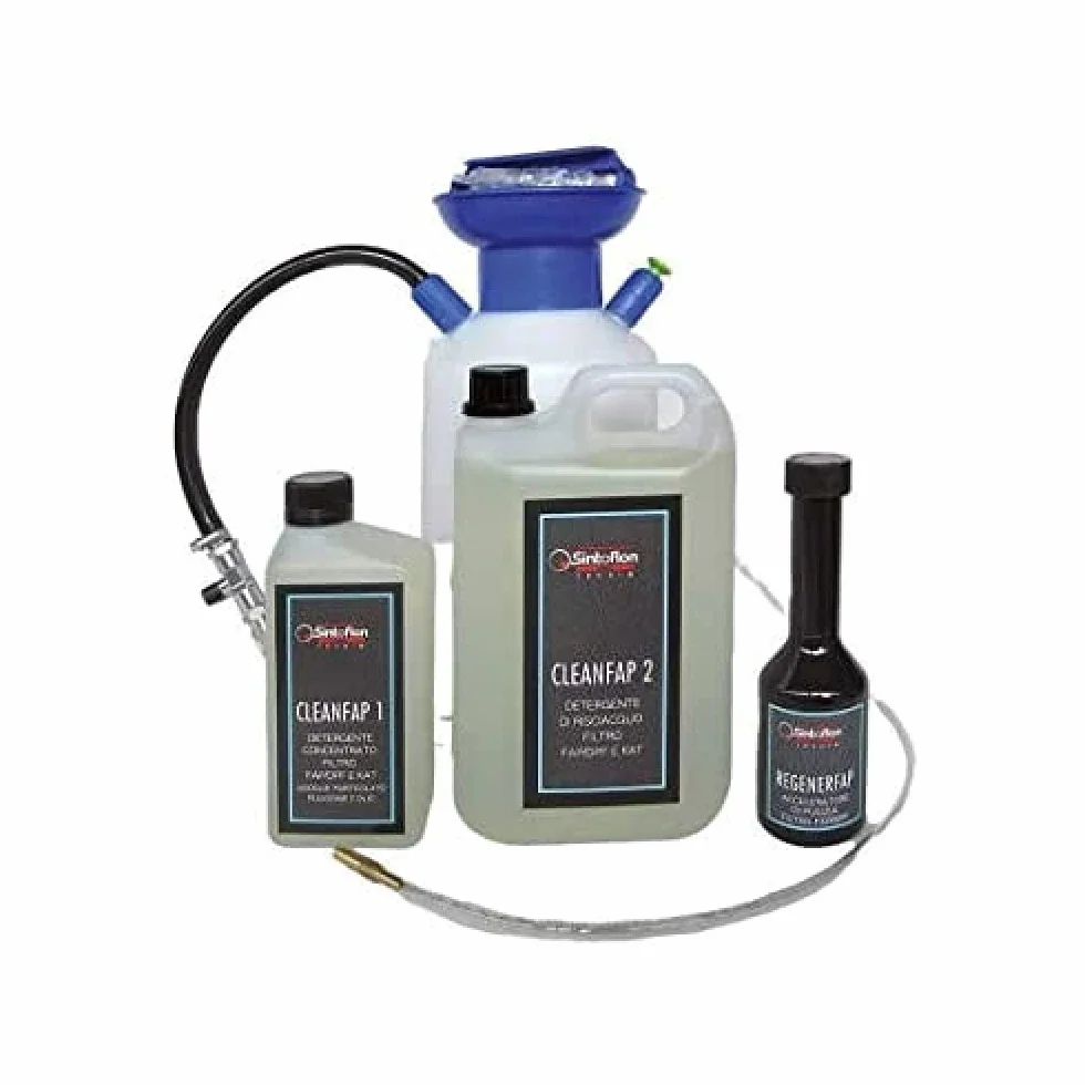 Kit pulizia FAP c/pompa,liquidi detergenti e acces