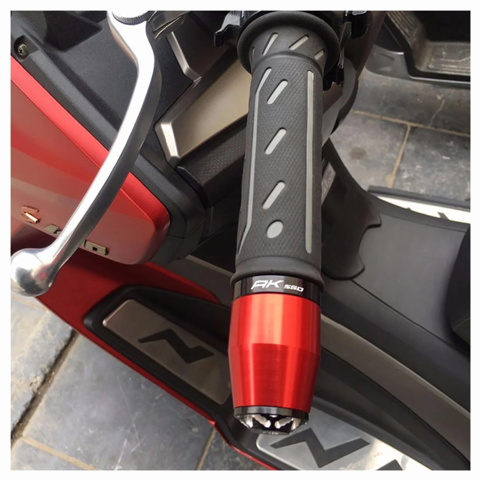 Per KYMCO AK 550 AK550 2017 2019 2020 2018 Moto Manopole Manubrio Bar Ends tappi oro Anti Vibrazione Estremità Del Manubrio