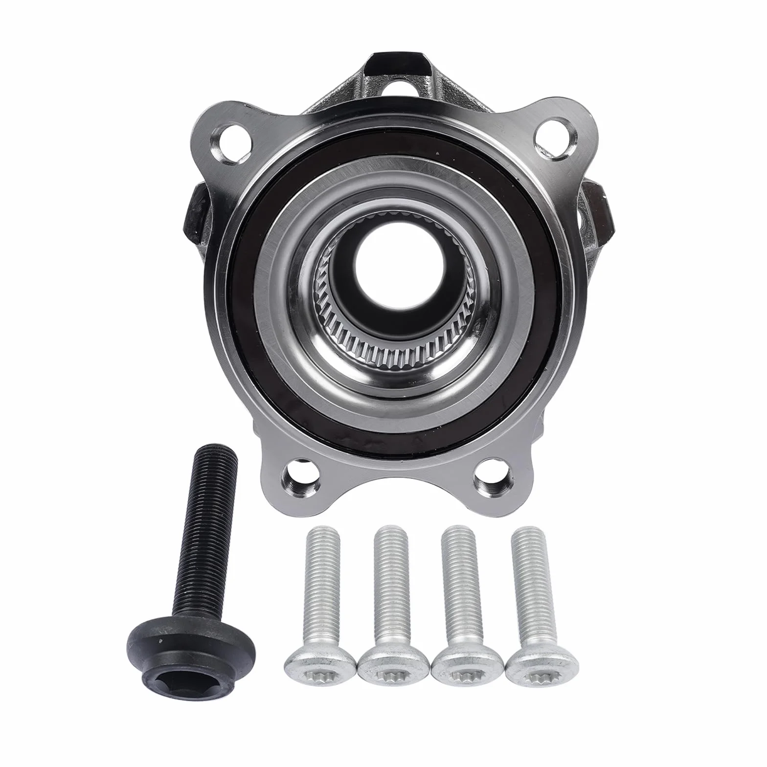 Mozzo ruota + set di cuscinetti ruota compatibile con A4 A5 A6 A7 A8 Q5 Q7 RS5 S4 S5 S6 S7 S8 2016-2022 4M0498625A 4M0498625B