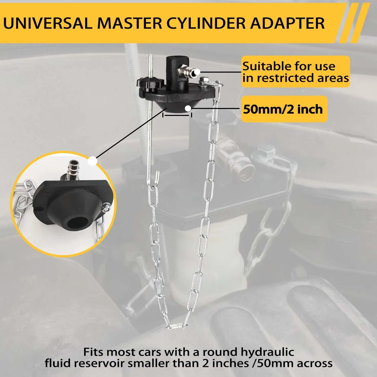 Spurgo dei Freni 3L Sistema di Spurgo per Freno e Frizione con E20 Adattatore e Adattatore Universale