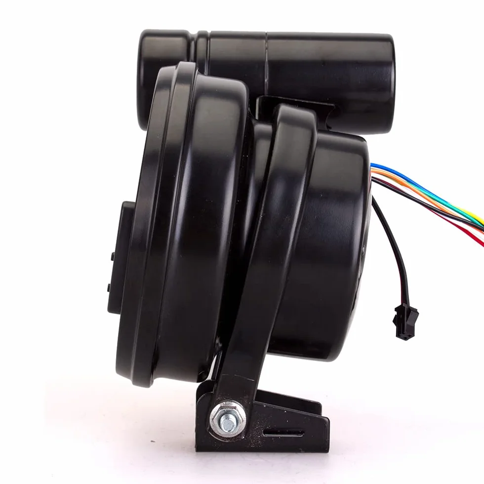 MASO - Tachimetro 4 in 1, 13 cm, giri/min, 12 V, con supporto, con indicatori di cambiata, indicatori di pressione e temperatura olio, per auto