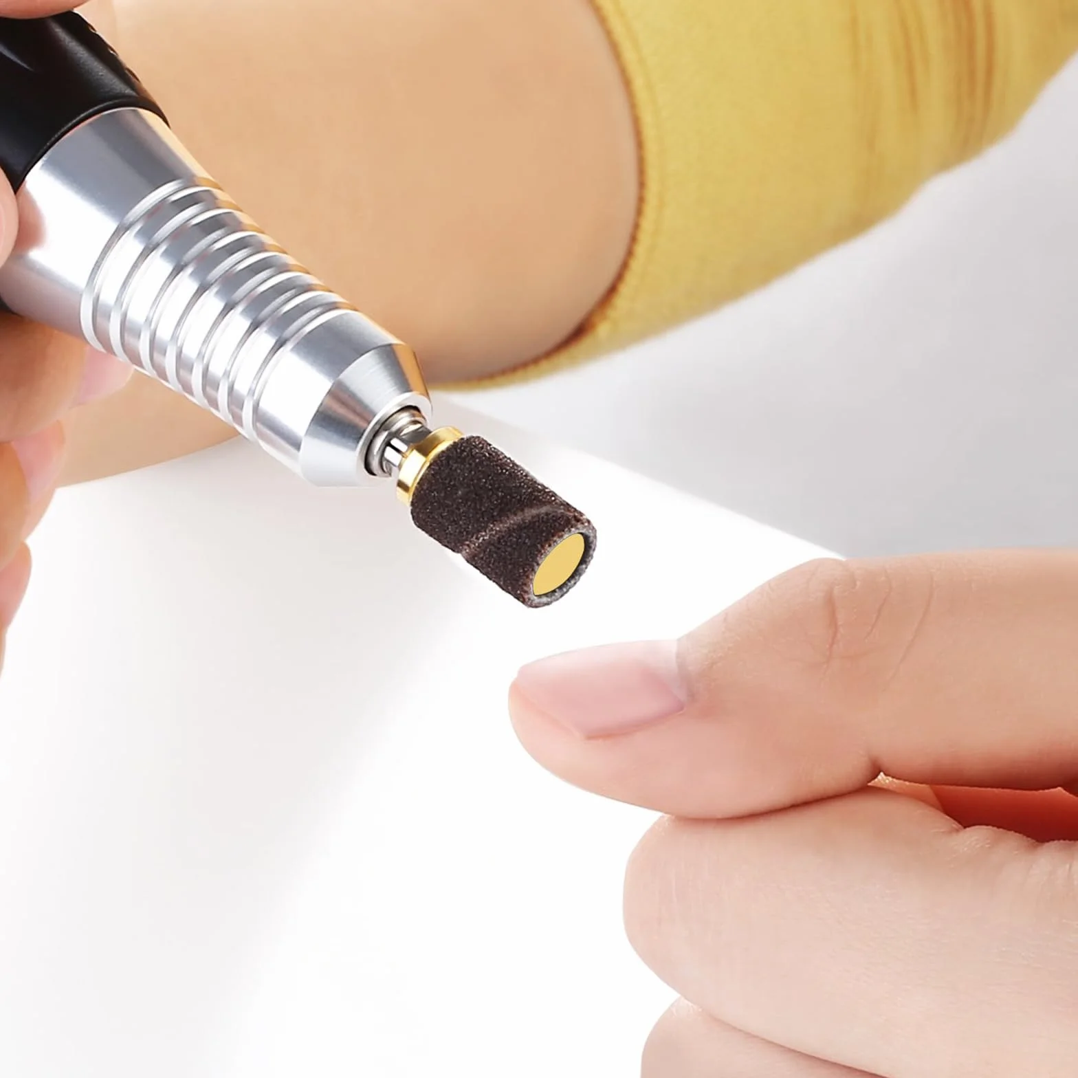 JCMaster® Scovolini Abrasivi Ricambi per Fresa per Unghie Grana 150 100 pz