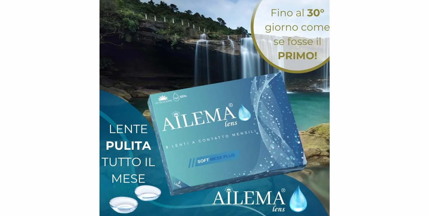 Lenti a Contatto Mensili -3.00 x3 Alta Idratazione Comfort Occhi Sensibili