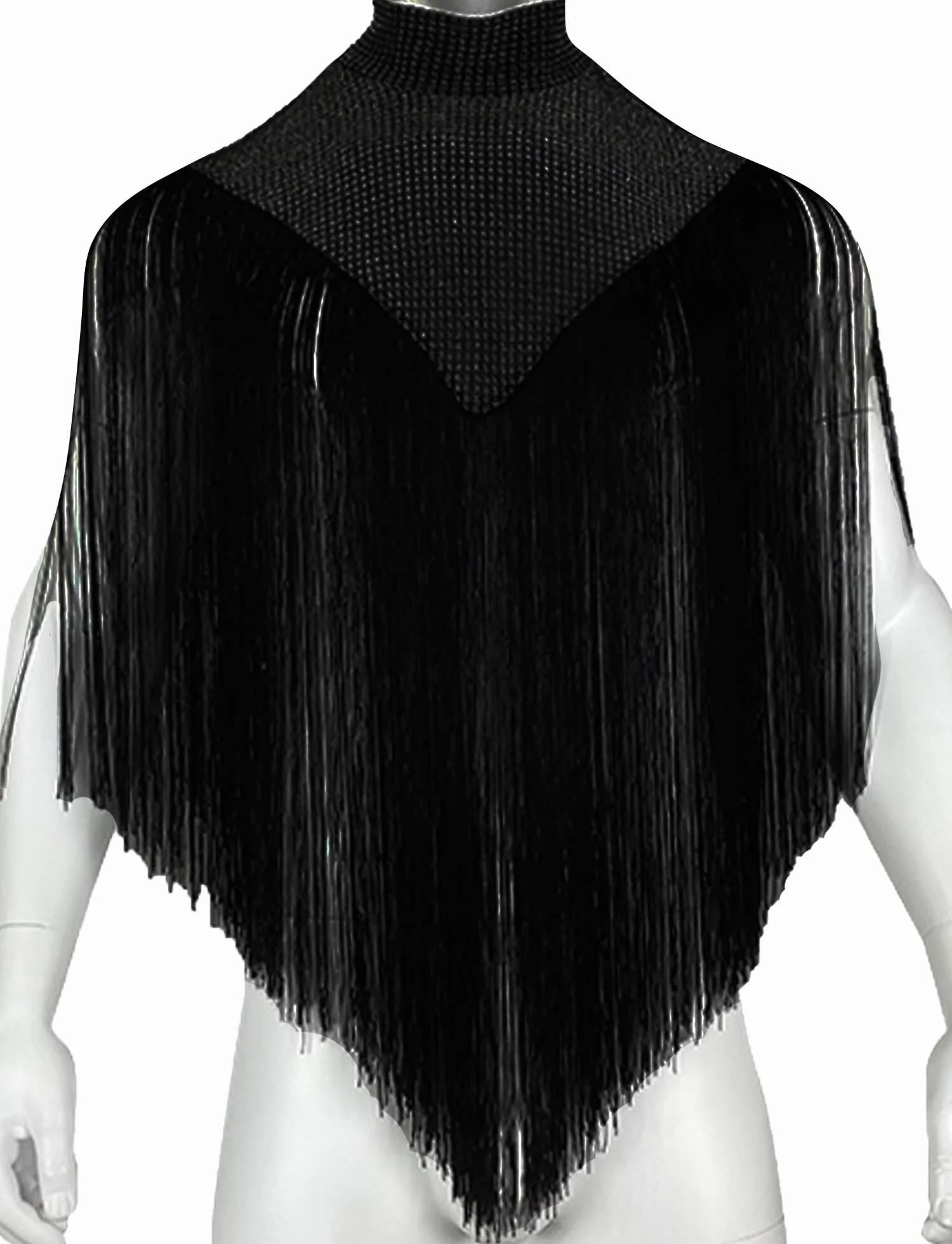AIEOE Maglia da uomo trasparente Top Sexy Clubwear Manica Lunga Pizzo Shirt