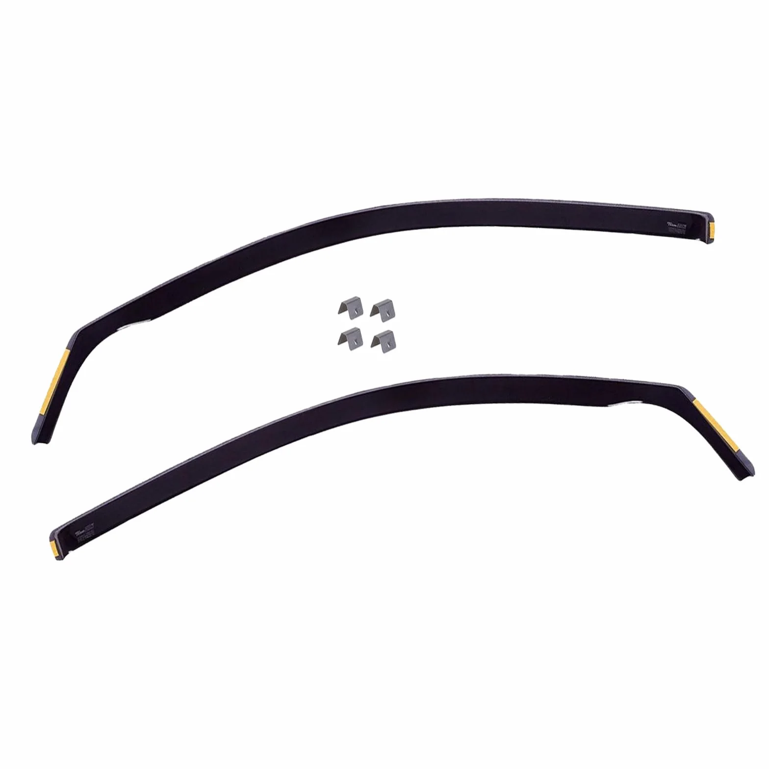 J&J AUTOMOTIVE Deflettori d'Aria per Opel Astra K 5-Porte Berlina 2015-2021, Set 2 Pezzi Nero Fumé