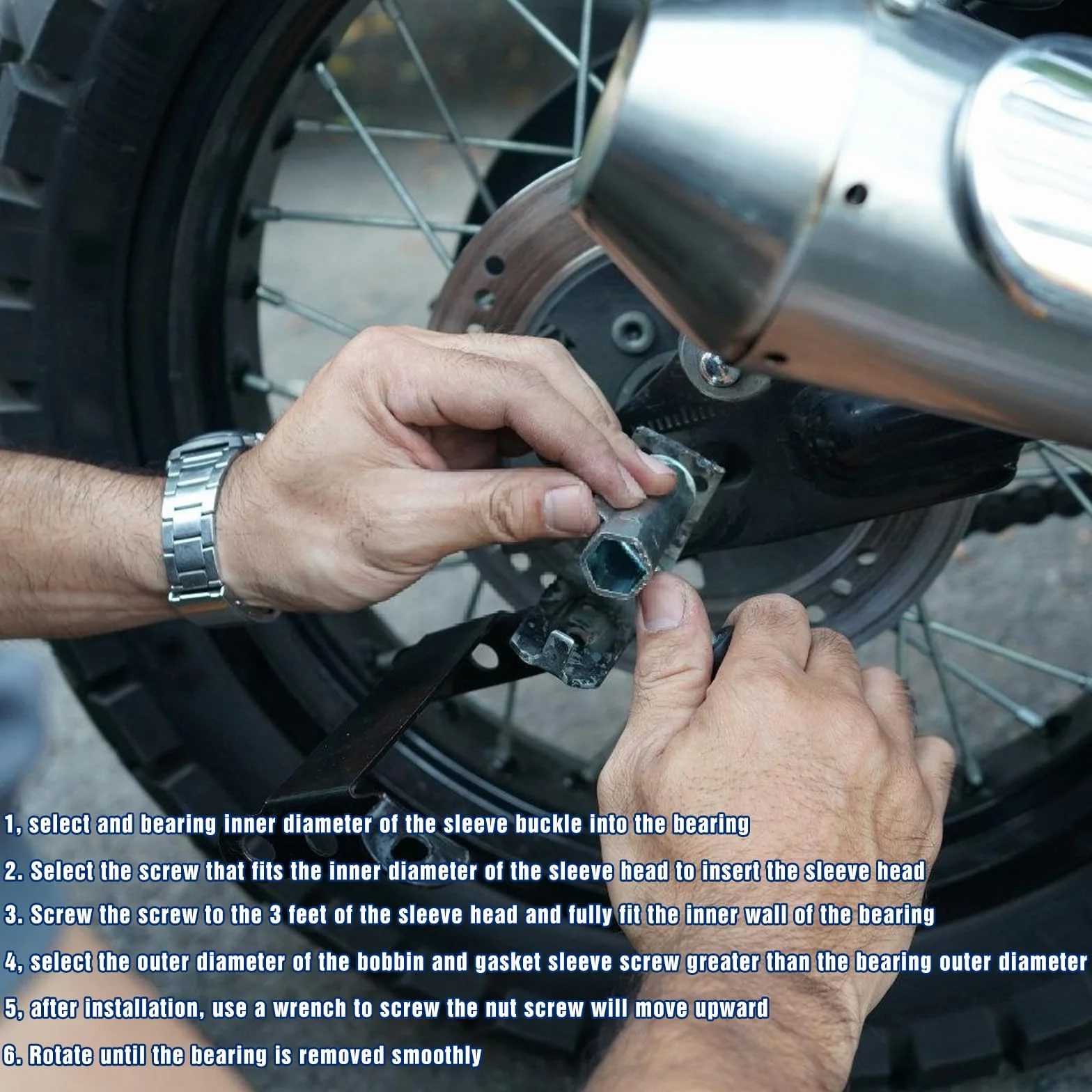 Vegena Kit Estrattore per Cuscinetti Interni per Moto,12 Pezzi Kit Estrattore Interno Cuscinetti Moto,Estrattore Cuscinetti Interni,Kit di Strumenti di rimozione Cuscinetti per Moto 9-30 mm(Nero)