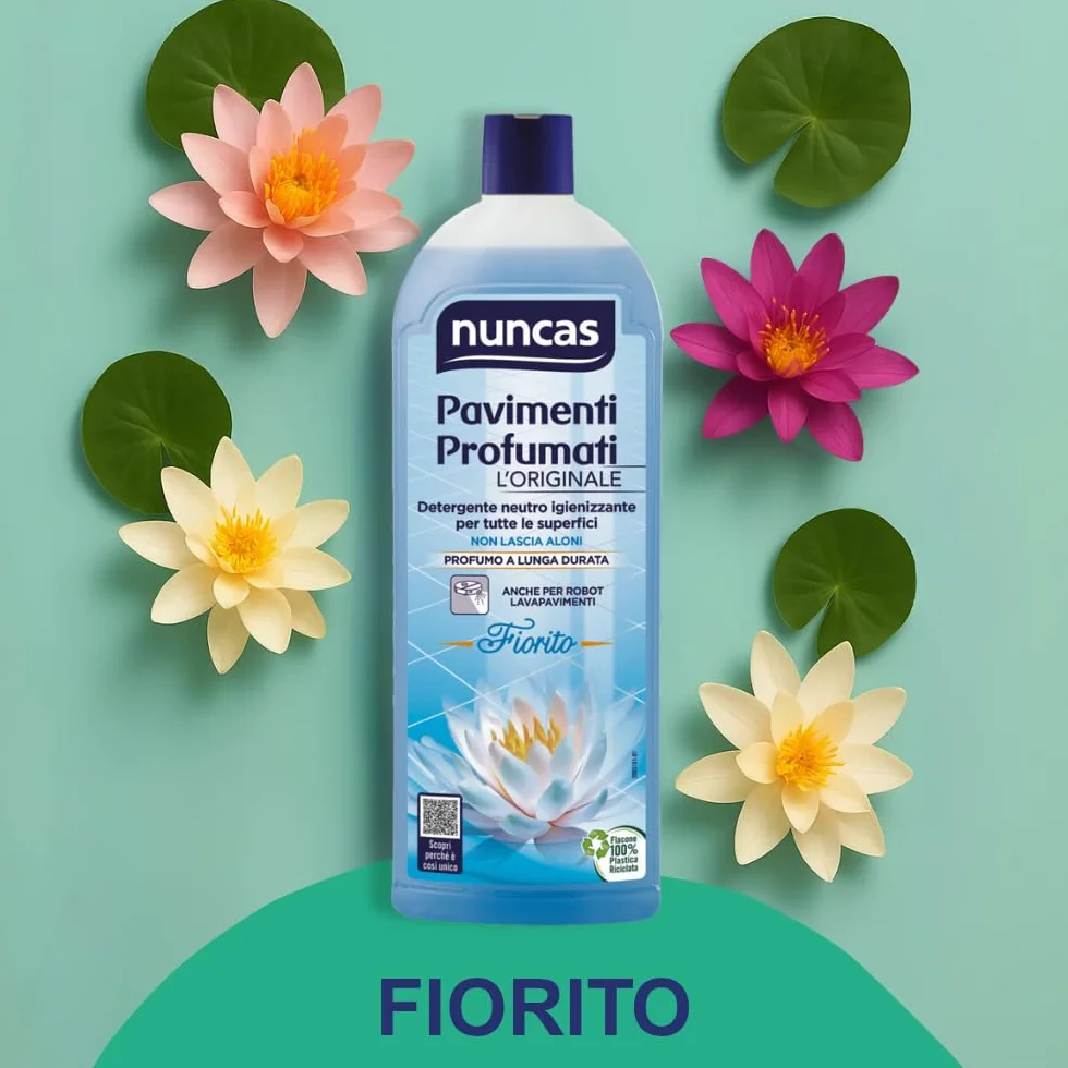 Nuncas Pavimenti Profumati Detergente Fiorito Multipack 3 x 1 litri