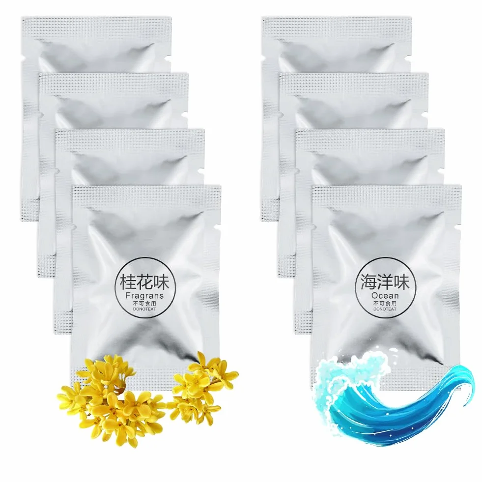 Deodoranti d'Aria per Auto Ricariche 8 Pezzi Pastiglie Solido Aromaterapia (oceano, osmanto)