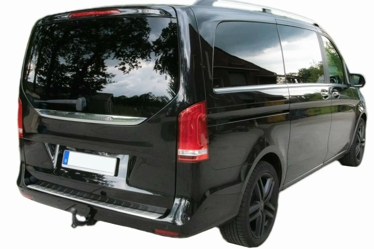 Protezione per paraurti in Acciaio Inox Opaco Compatibile con Mercedes Vito W447 Classe V W447