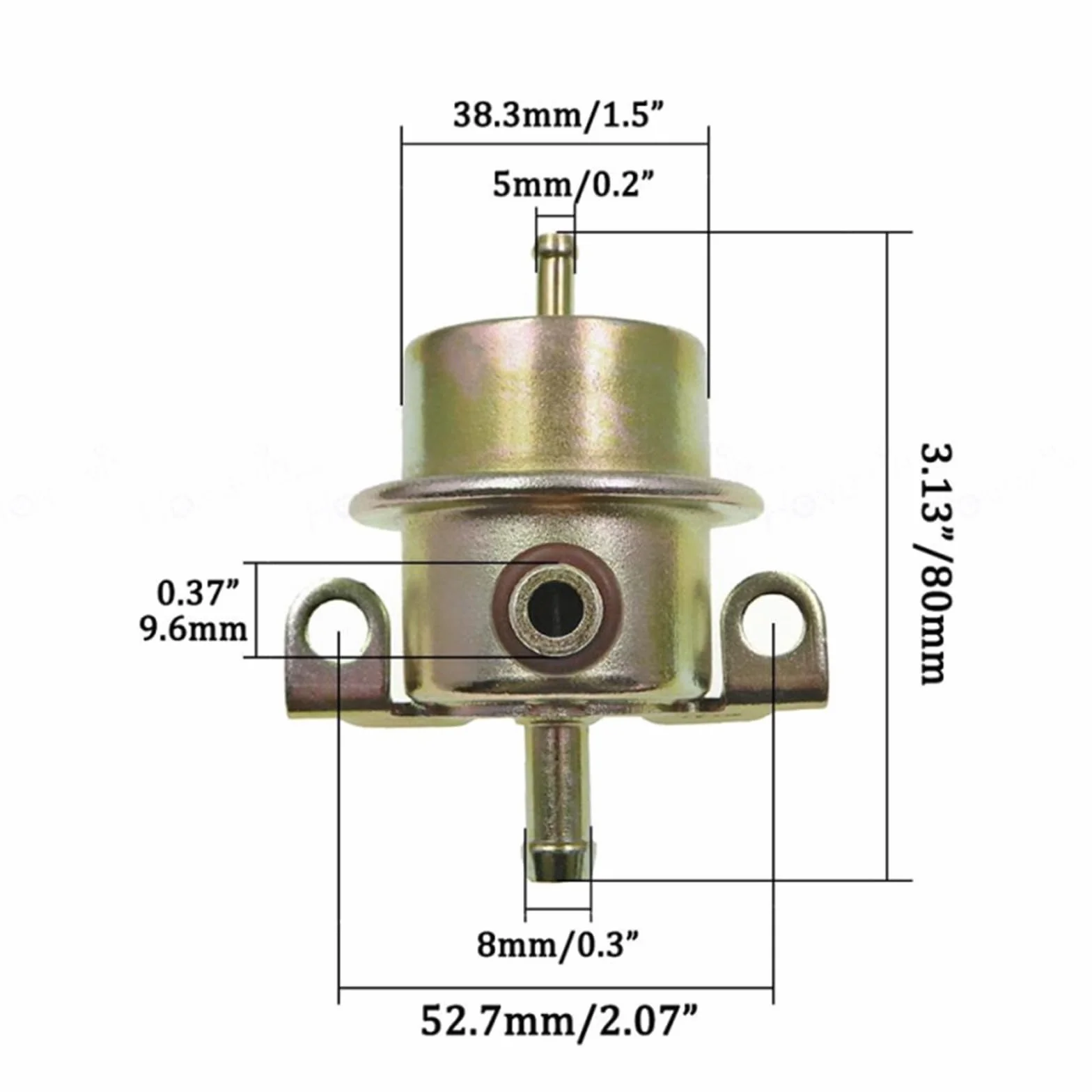 Regolatore Pressione Carburante 0280160235 Compatibile Per Volkswagen Golf Rally 0280160241 0280160249 0280160294 Regolatore Pressione Carburante Pompa Carburante