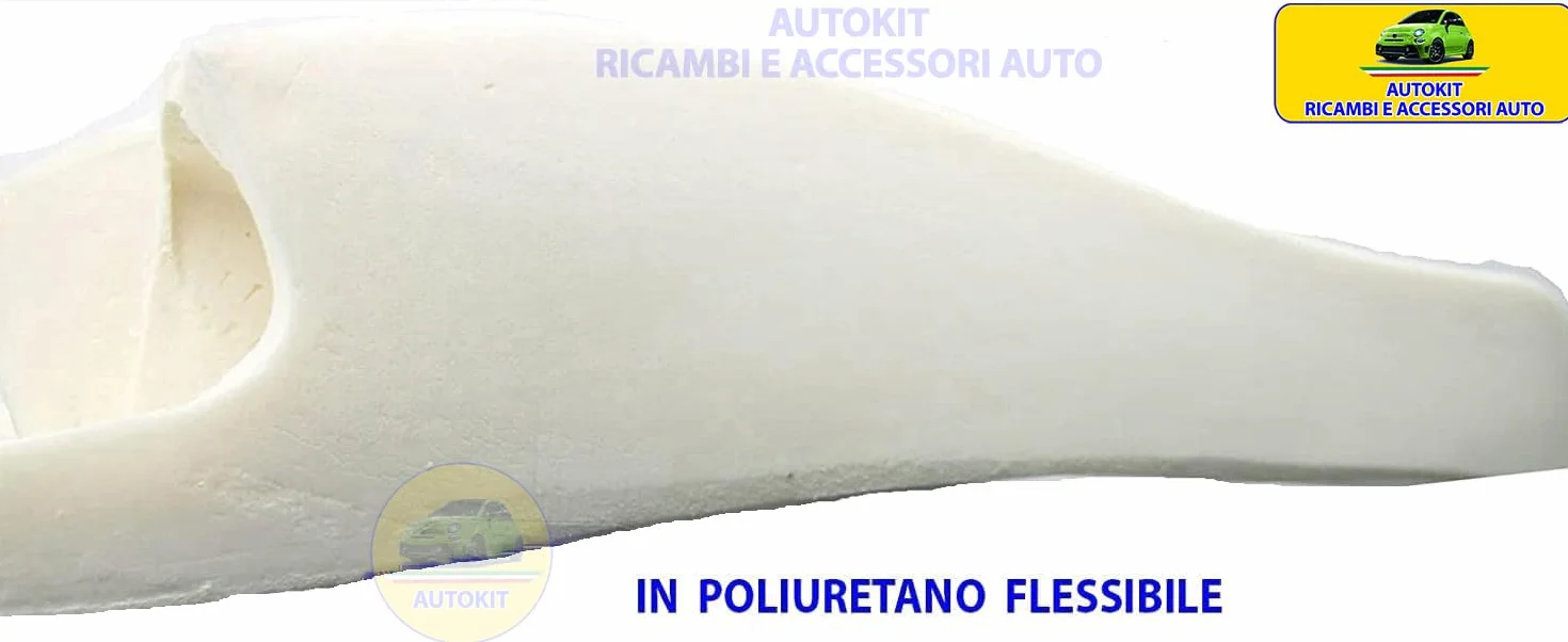 Sedile Panda 141 Prodotte dal 1986>2003 Imbottitura in Poliuretano Flessibile Completo Schienale - Seduta Rivestita in Tessuto Accoppiato e Molle Rinforzate - 20125-20109- AK1525- AK339