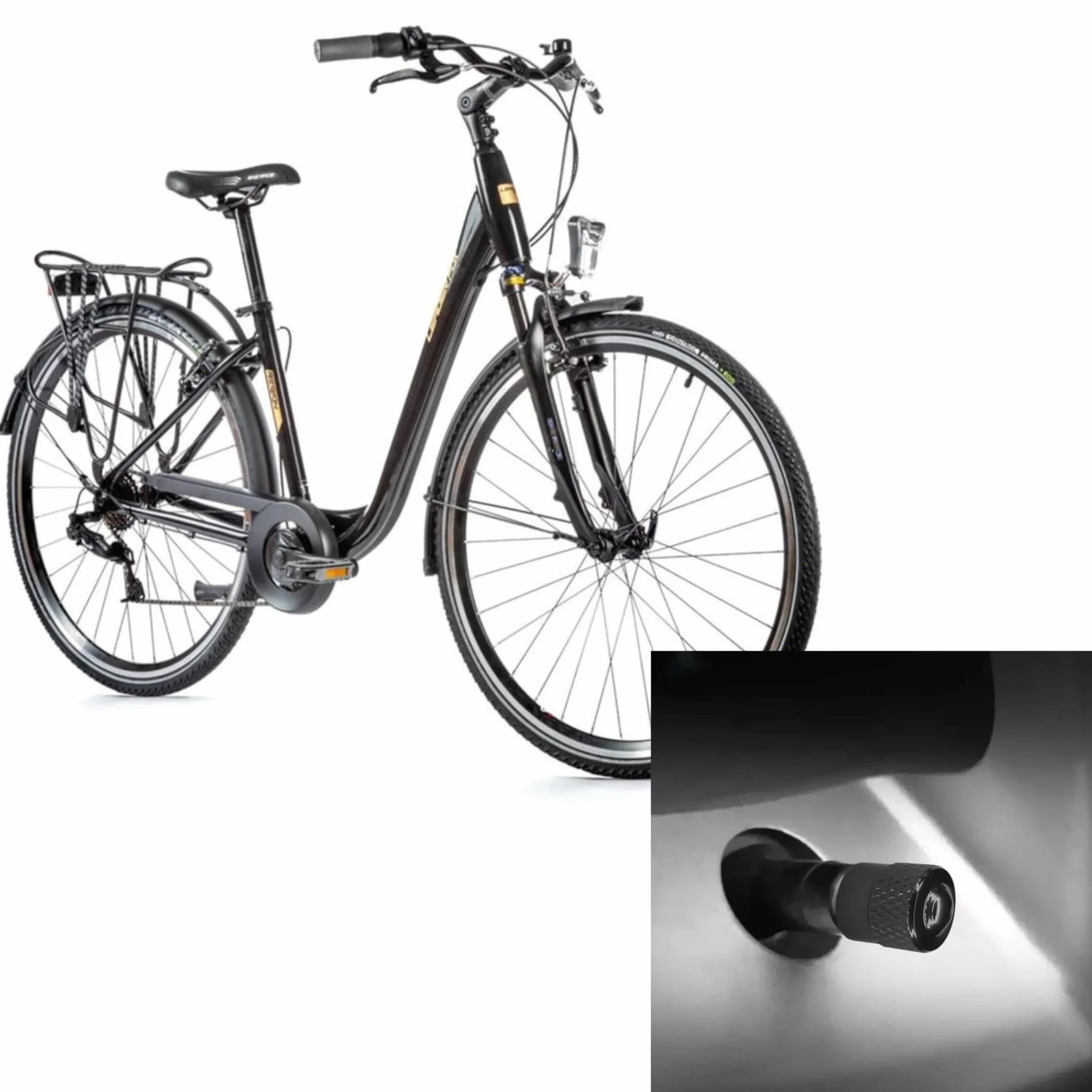 cyclingcolors 4x Cappucci delle valvole cappuccio valvola pneumatici Auto Bici Moto Schrader Aluminium, Viola