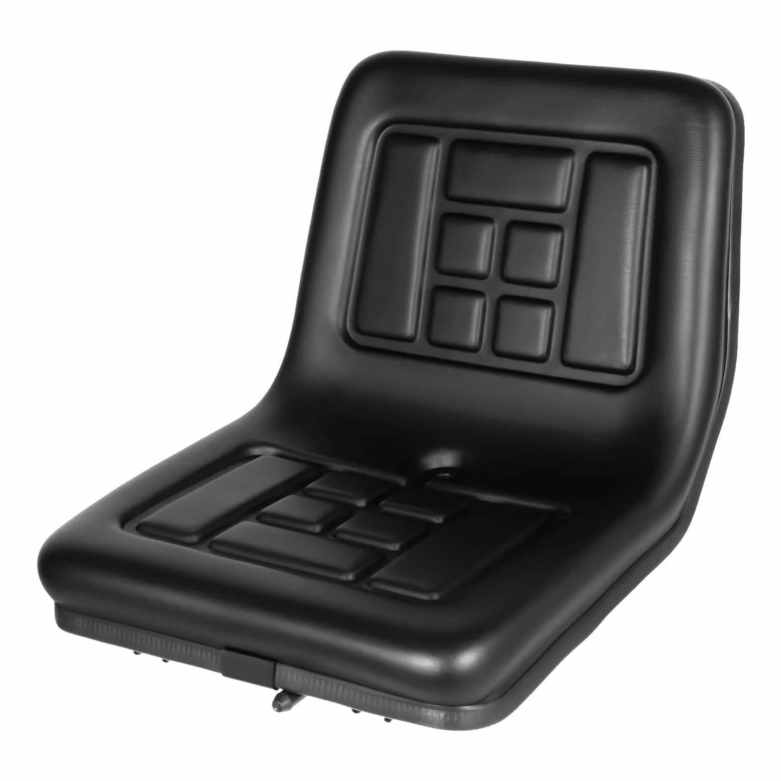 Sedile trattore, sedile con schienale, sedile trattore universale, in pelle PVC, impermeabile, per trattori, tosaerba, carrelli elevatori, escavatori, 44,5 x 35,5 x 33,5 cm