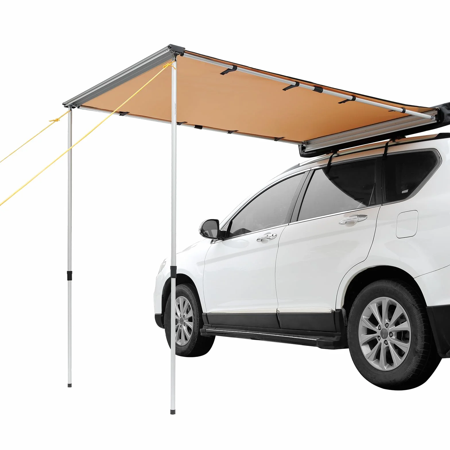 VEVOR Tendalino Laterale Retrattile 2x2,5 m Impermeabile UV50+ PU3000 per Auto Camper SUV