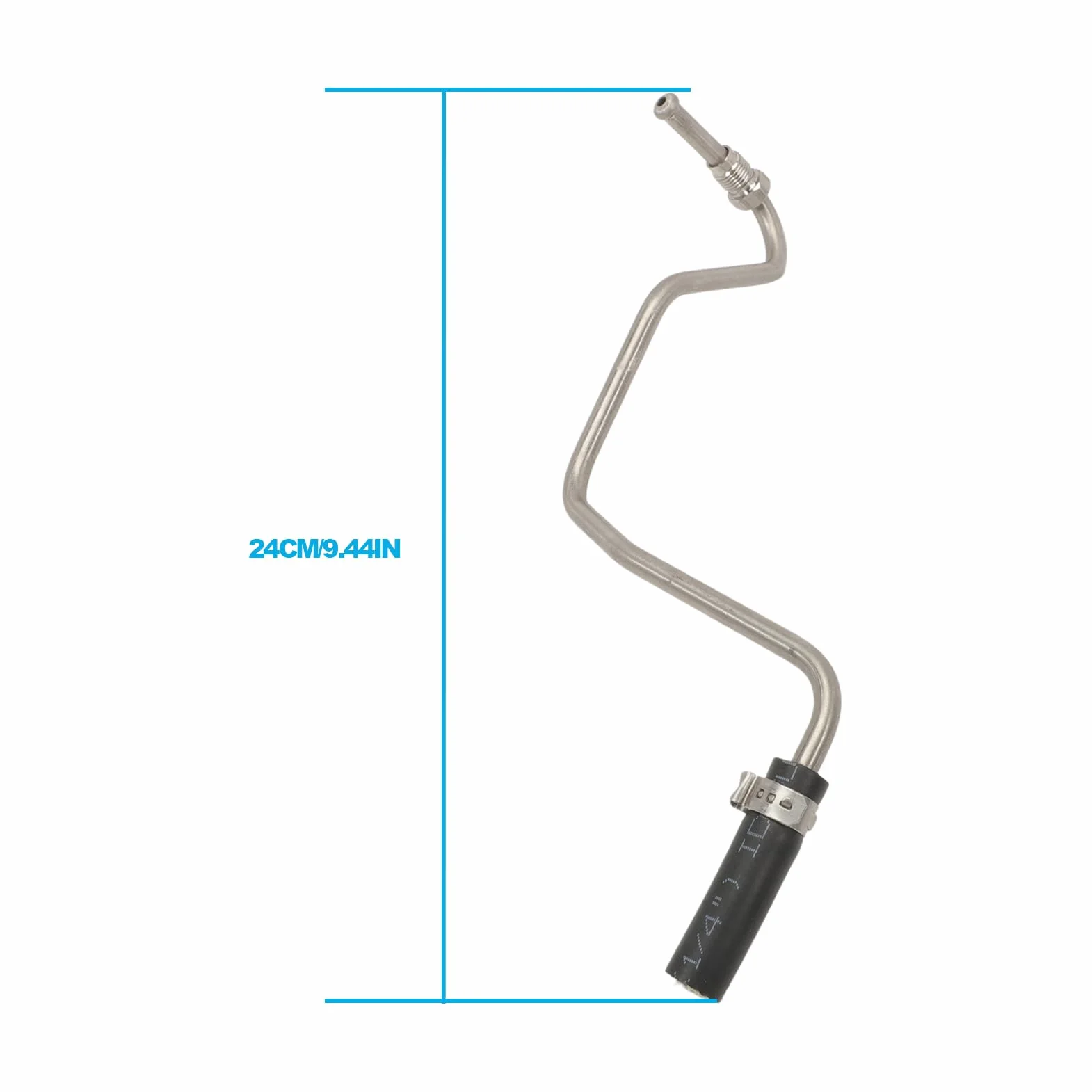 Tubo sensore pressione gas scarico 1412000Q0U, compatibile con Sandero Duster Renault Captur Clio Juke Qashqai Almera Clase A Clase B CLA