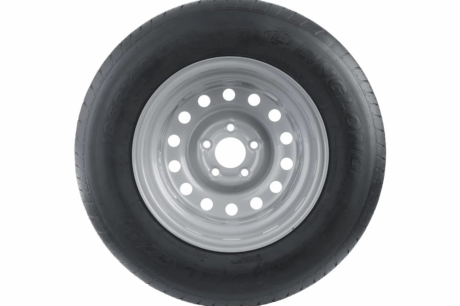 UNITRAILER LINGLONG 185/80 R14C 104/102N ruota completa rimorchio 5.5Jx14 H2 5x112 ET30 rinforzato 14 cali