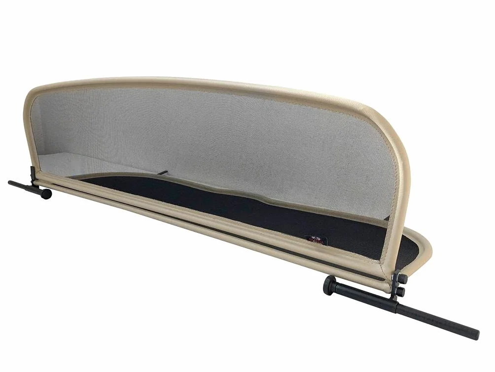 Frangivento compatibile con Mercedes CLK W209 anno 2003-2010 (Beige) – Frangivento universale con chiusura rapida senza borsa