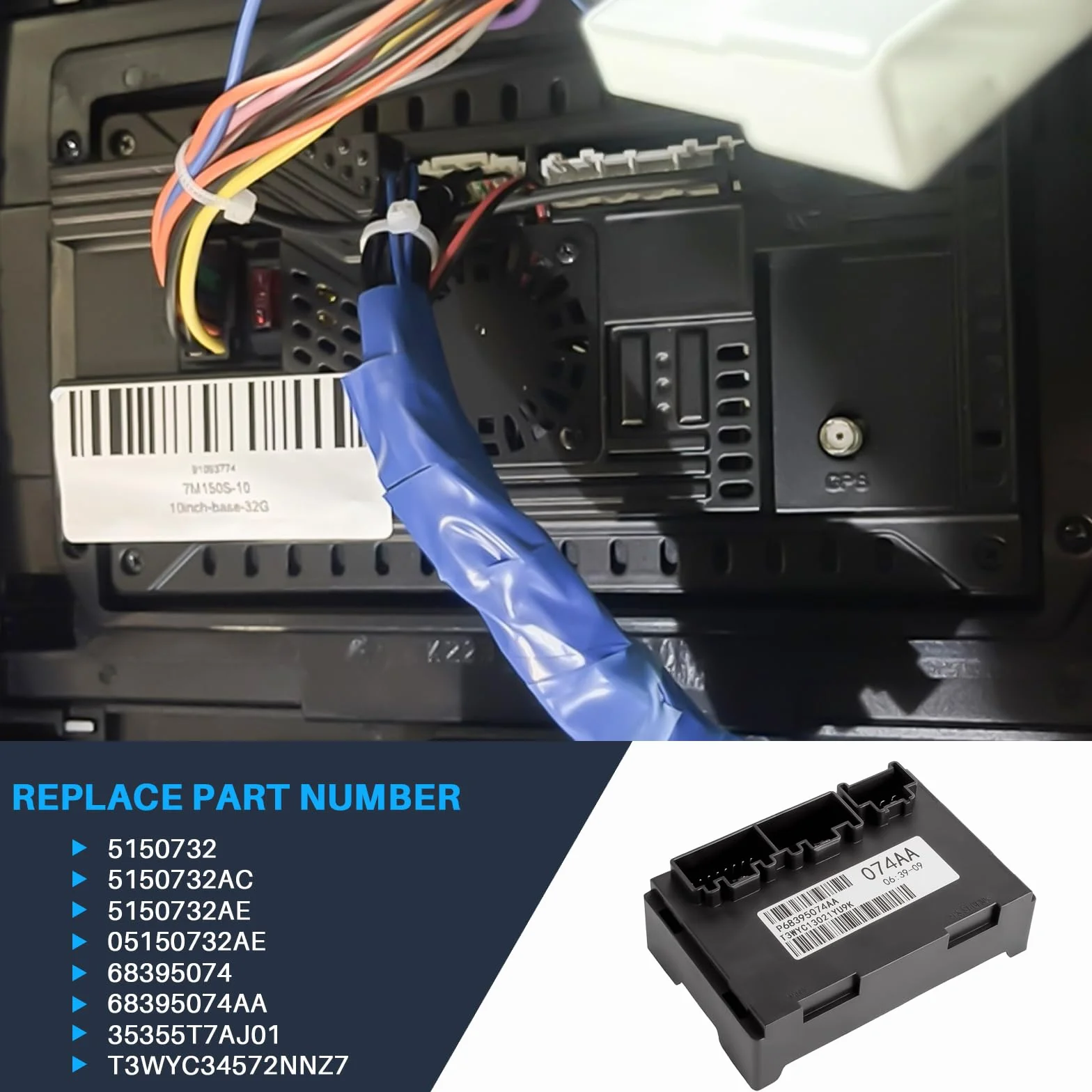 Modulo di controllo del cambio automatico Modulo di controllo del cambio automatico di ricambio per Grand Cherokee Dodge Durango 2014-2015 Codice parte 05150732AE 5150732AE 68395074AA