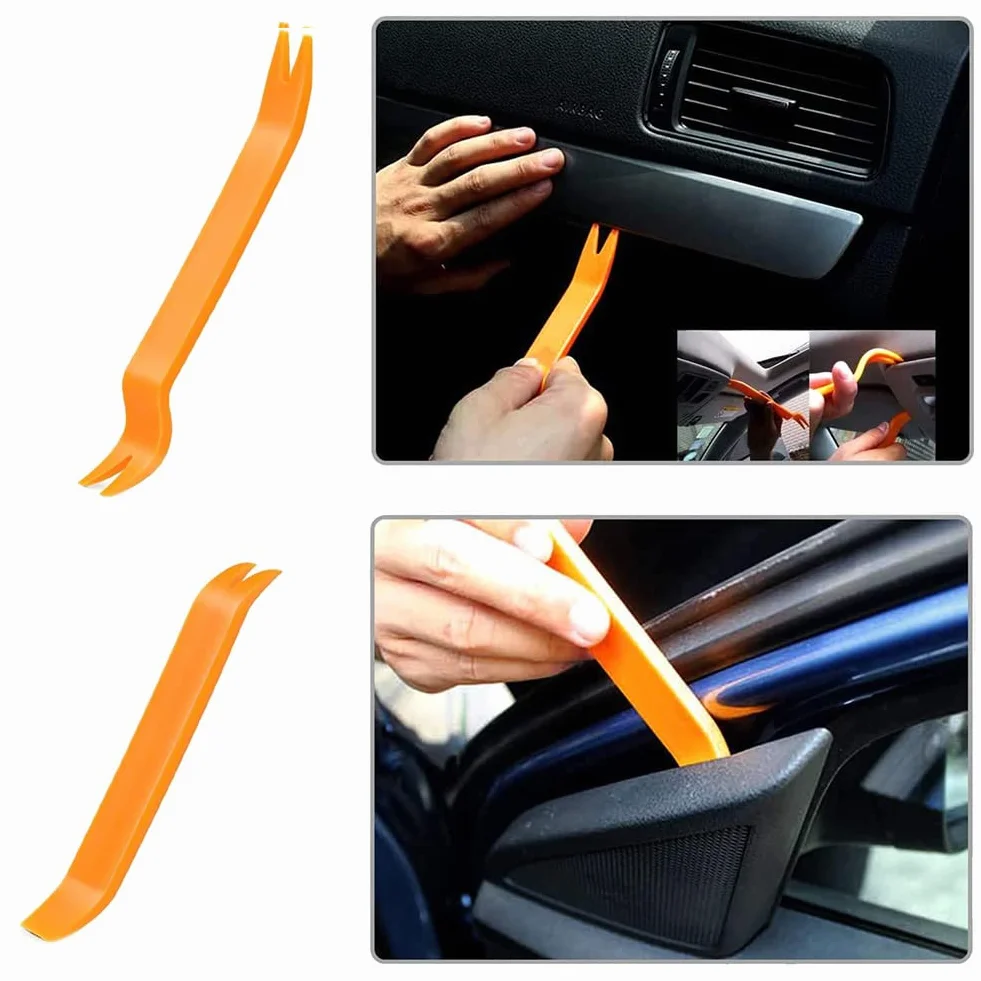 Flintronic 4PCS Auto Trim Removal Tool Kit, Plastica Leve Set per Riparazione Pannello Cruscotto