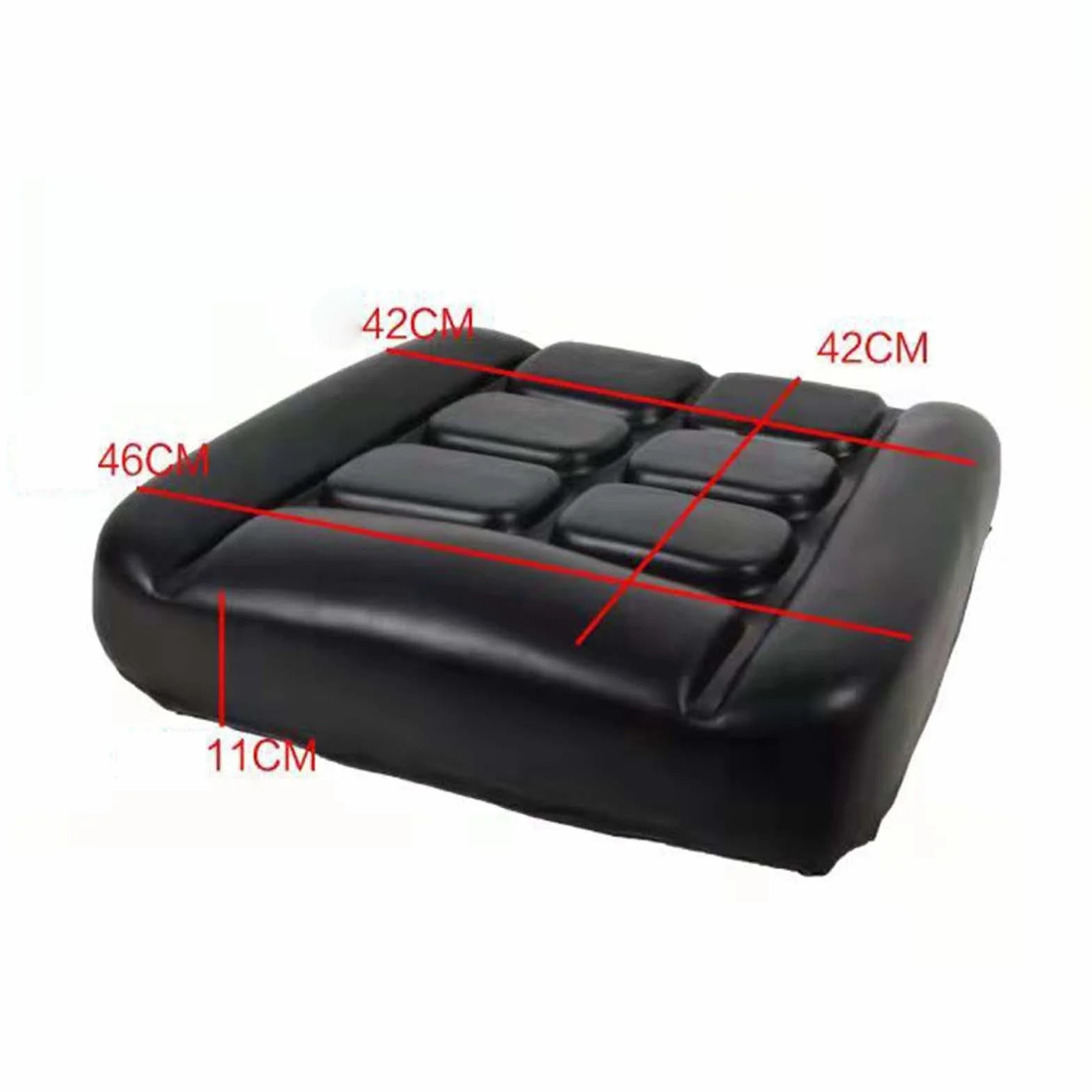 perfk Sedile per trattore in pelle PU, sedile per carrello elevatore universale, morbido, traspirante, Concavo e convesso