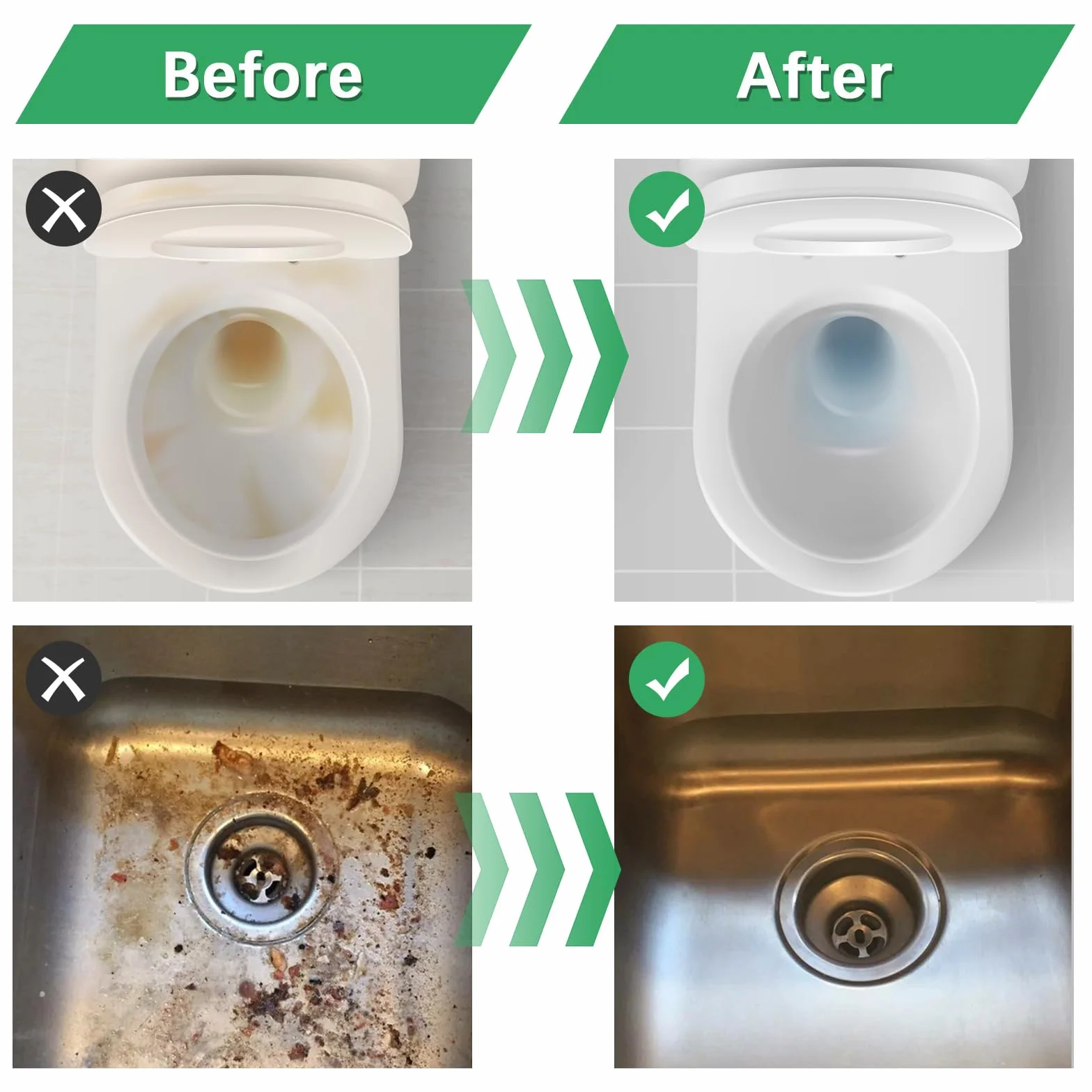 Pietra Pomice Detergente WC 6 Pezzi, Pumice Stone per Bagno e Cucina