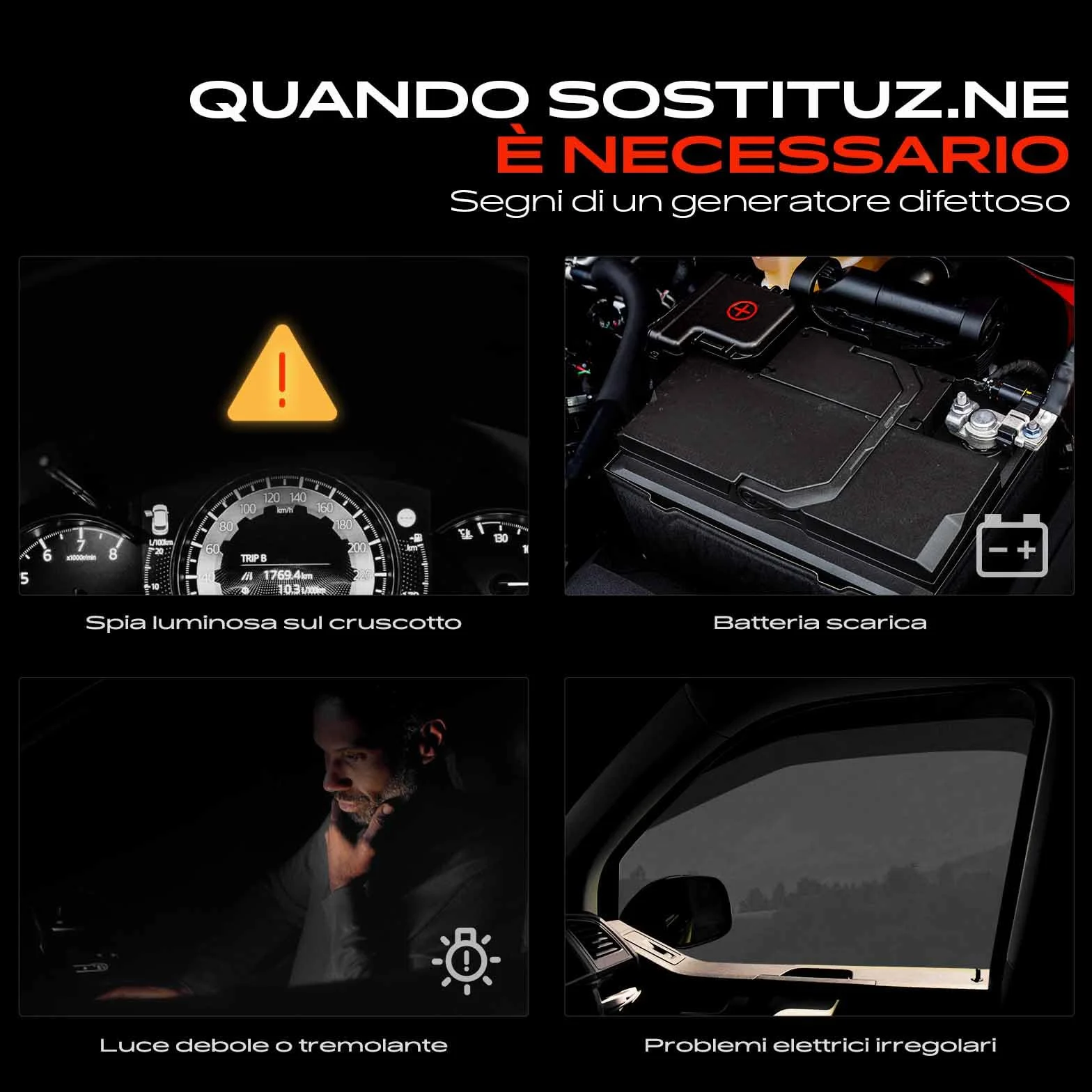 Frankberg Alternator Generatore Compatibile con D-Max 2.5 3.0 DiTD CRDi 4x4 LR190-763