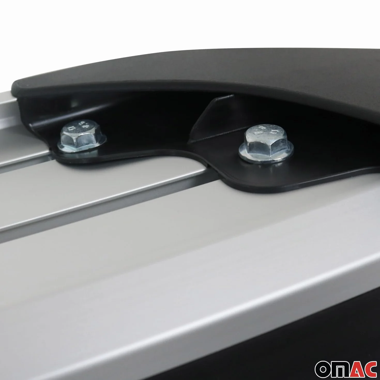 OMAC Pedane Laterali Sottoporta Seitenbretter compatibile con Peugeot 3008 II 2016-2024 Argento Alu 2 Pz