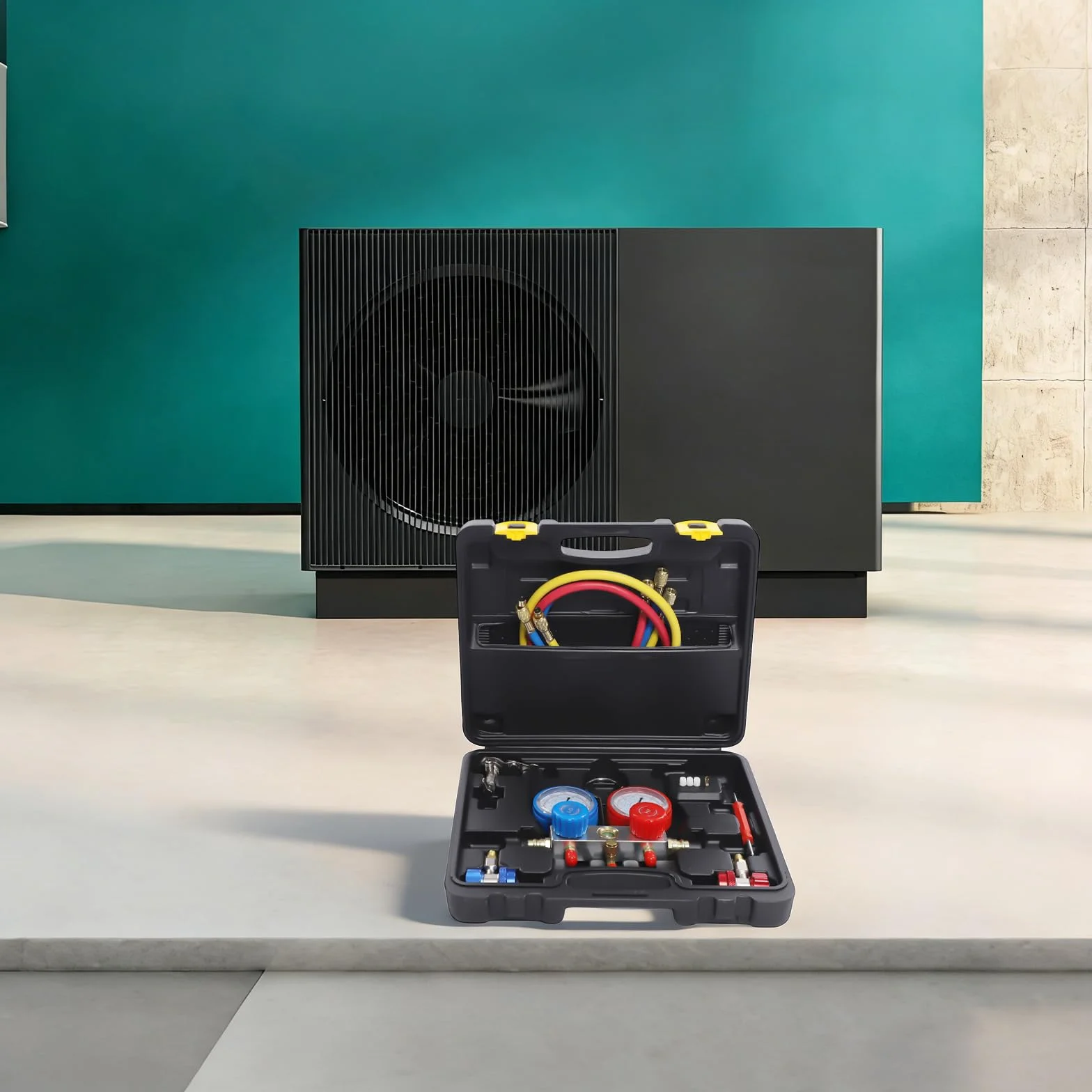 Set attrezzi aria condizionata R134A R410A manifold diagnostici AC