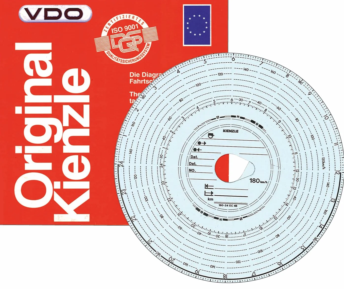 KIENZLE Original Dischi TACHIGRAFO Camion 180-KM/H 100 PZ.