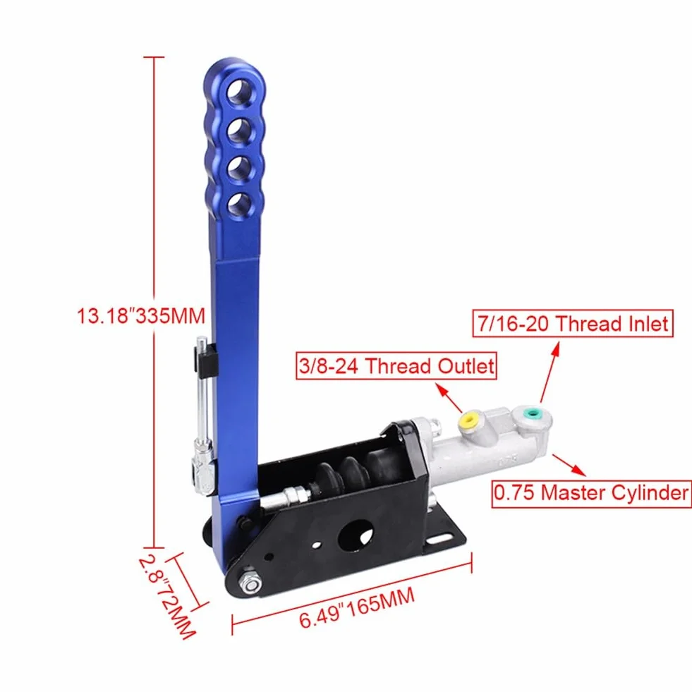 Freno A Mano Idraulico Auto 340 Mm Competizione Universale Parte Freno A Mano