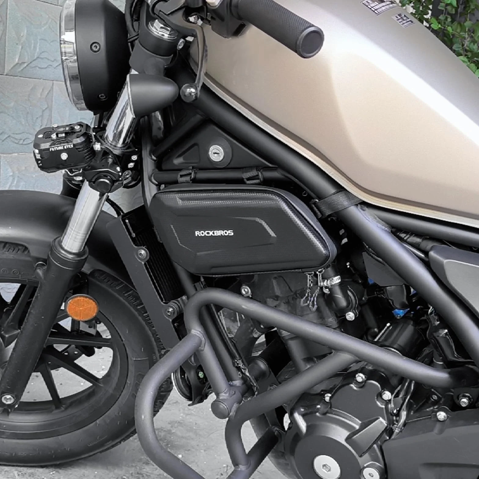 Borse laterali impermeabili in EVA rigide triangolari per Honda Rebel 1100 250 500 300 CMX1100 CMX250 CMX500 CMX300