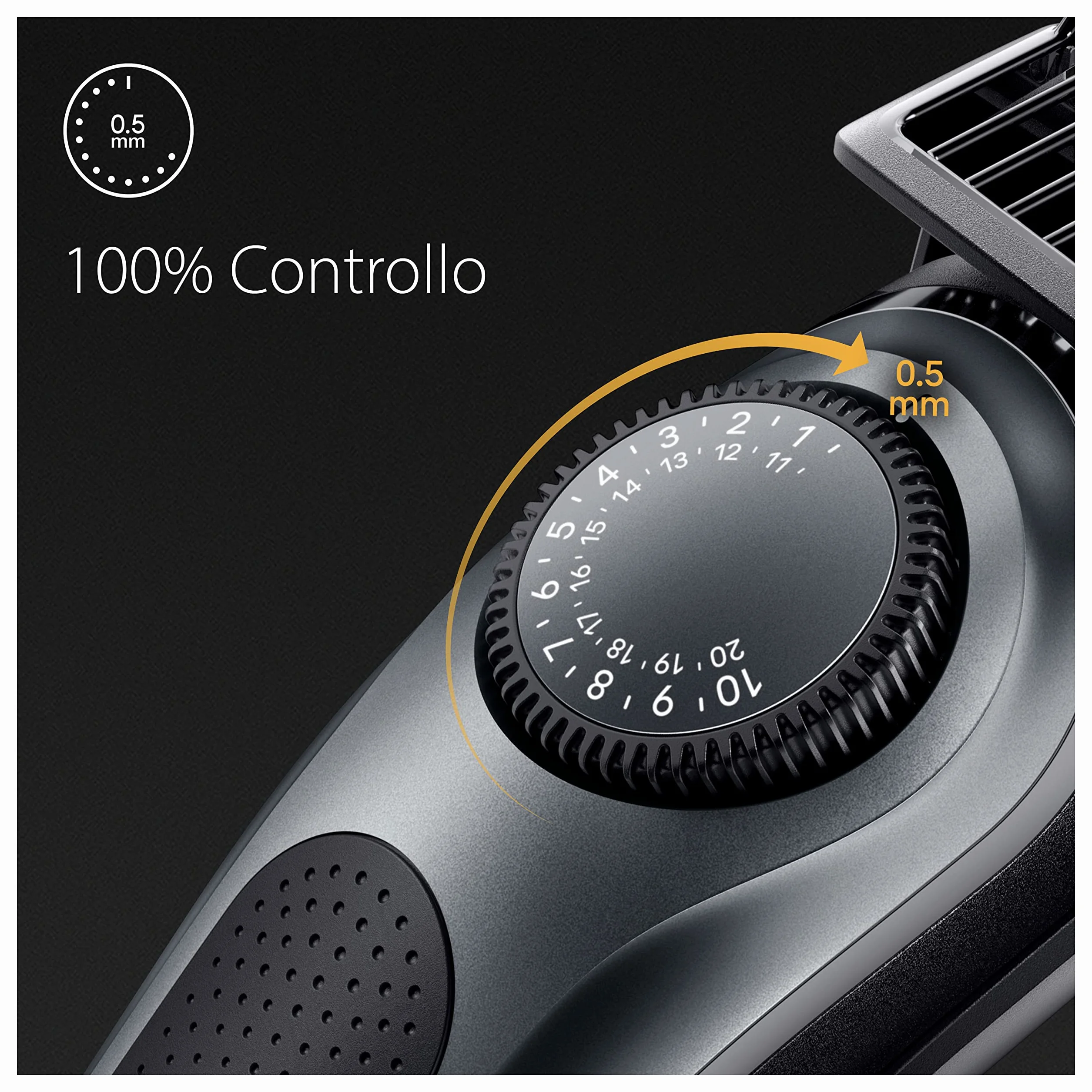 Braun Series 7 Regolabarba Uomo Rasoio Elettrico Barba Lama Problade 40 Lunghezze Base Ricarica Custodia Nero