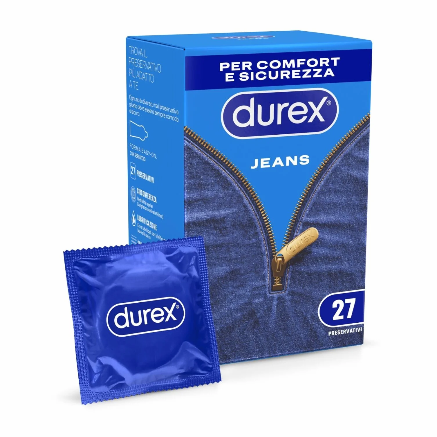 Durex Settebello Jeans Preservativi Classici 27 Profilattici