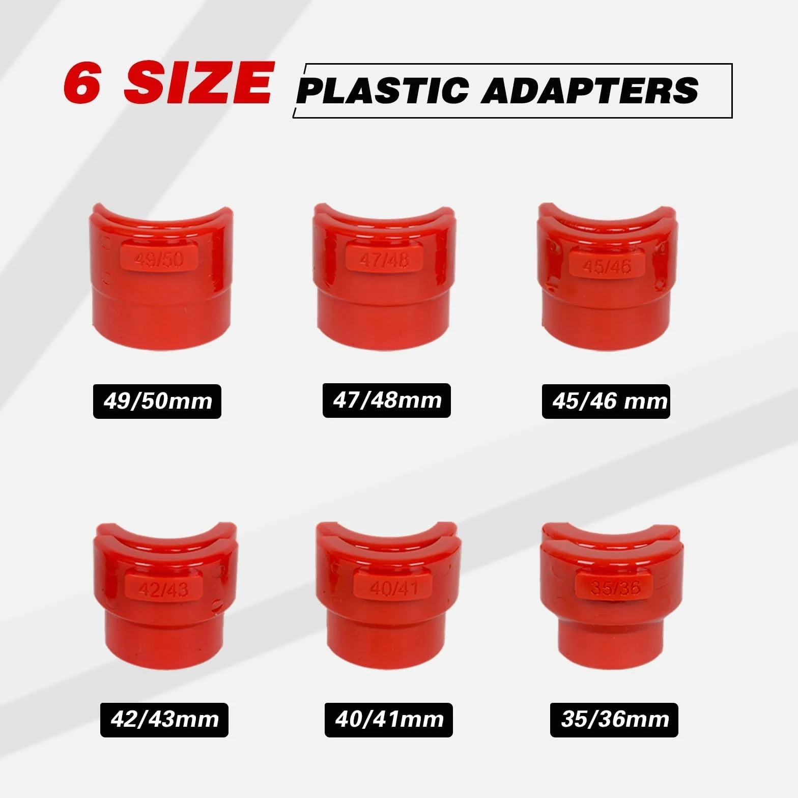 MOTO4U Kit guarnizioni forcella moto universali adattatori regolabili 35-50 mm