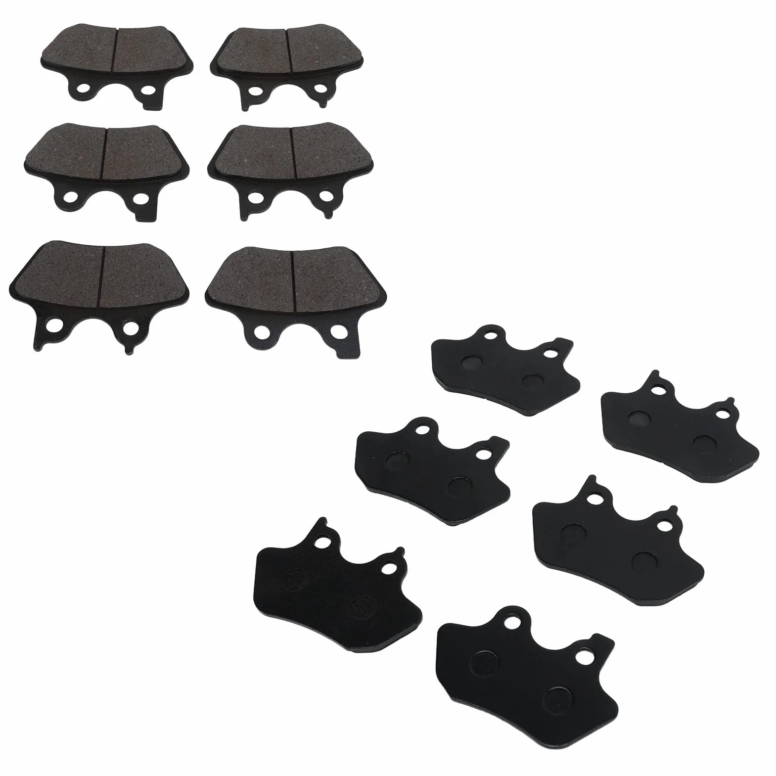 Aramox FA400 Set di 6 Pastiglie Freno Anteriori Posteriori in Metallo