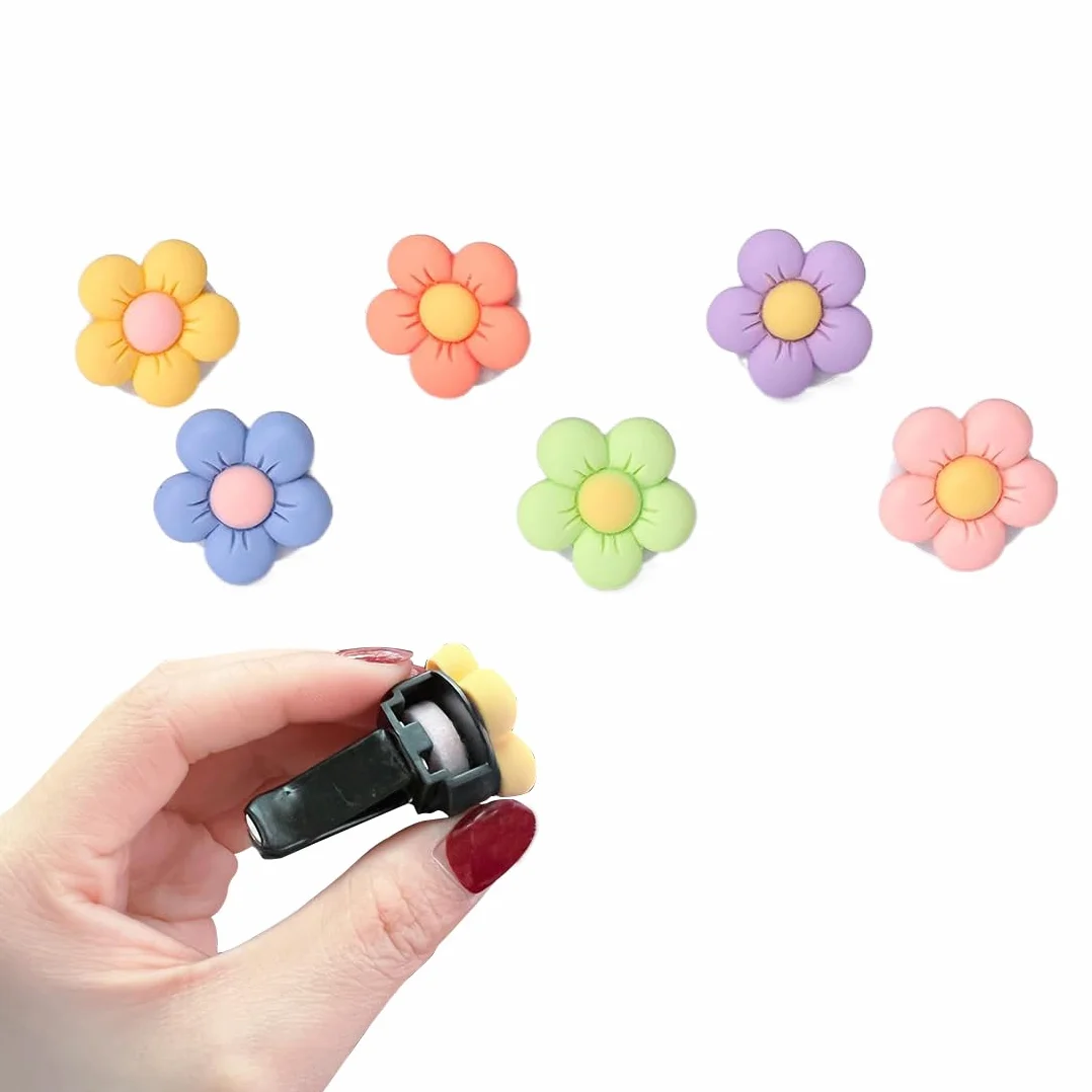 Car Aromaterapia Diffusore Auto Clip Profumo Deodorante 6 Fette Profumate al Limone Presa d'Aria Decorazione Interni