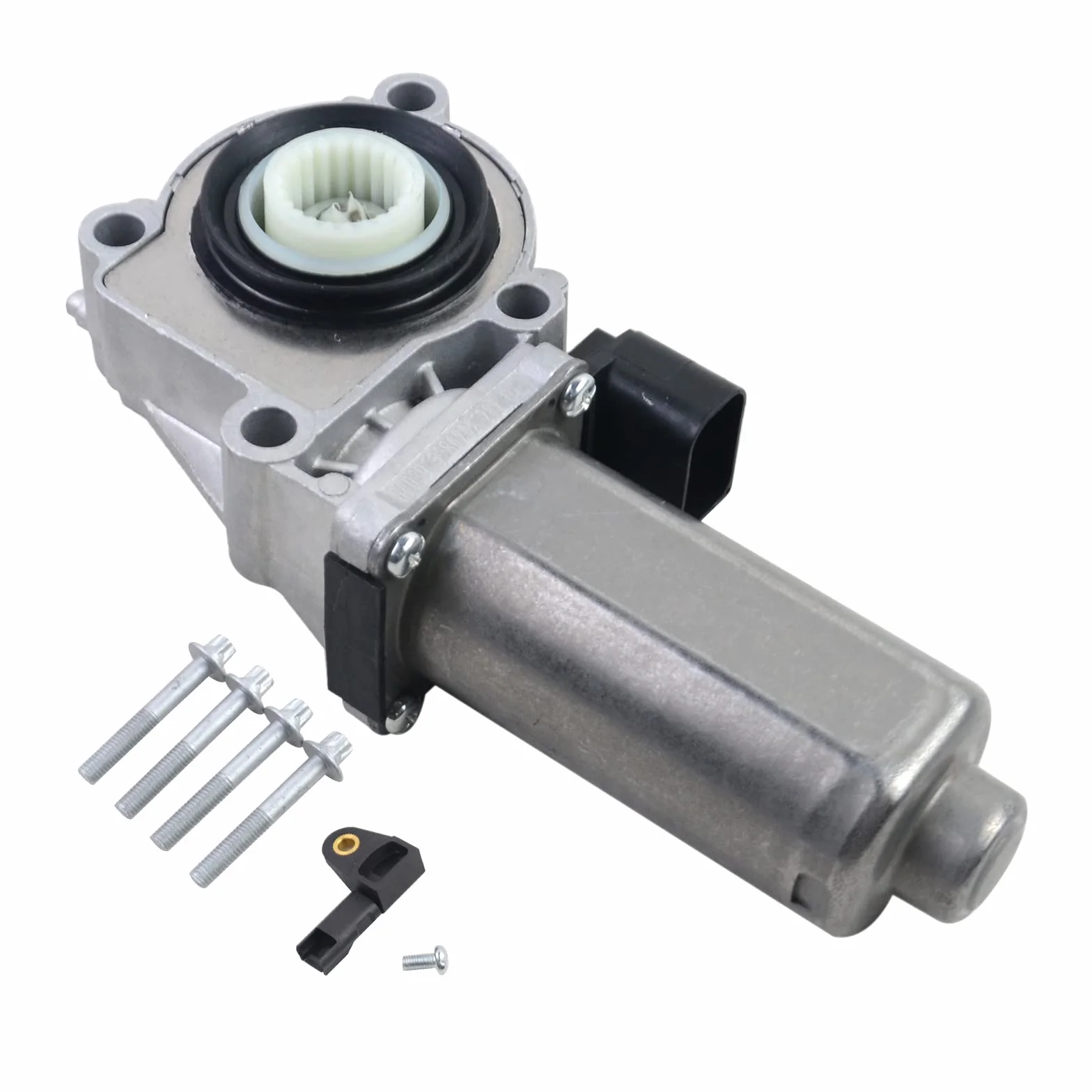 27107566296 Motore cambio attuatore per scatola di trasferimento 4WD con sensore compatibile con X3 X83, F25 (2004-2010) X5 E53, E70, F15, F85 (2000-2006) X6 E71 # 27103455139 27107541782 27103455136